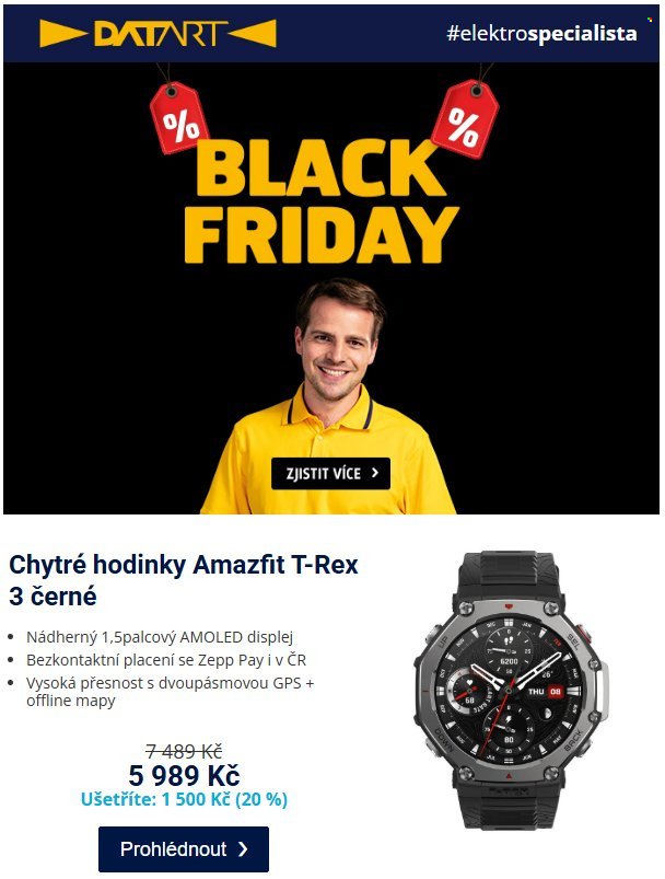 DATART leták - Black Friday (2025-11-11 - 2025-11-15)