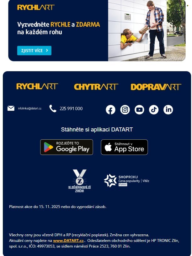 DATART leták - Black Friday (2025-11-11 - 2025-11-15)