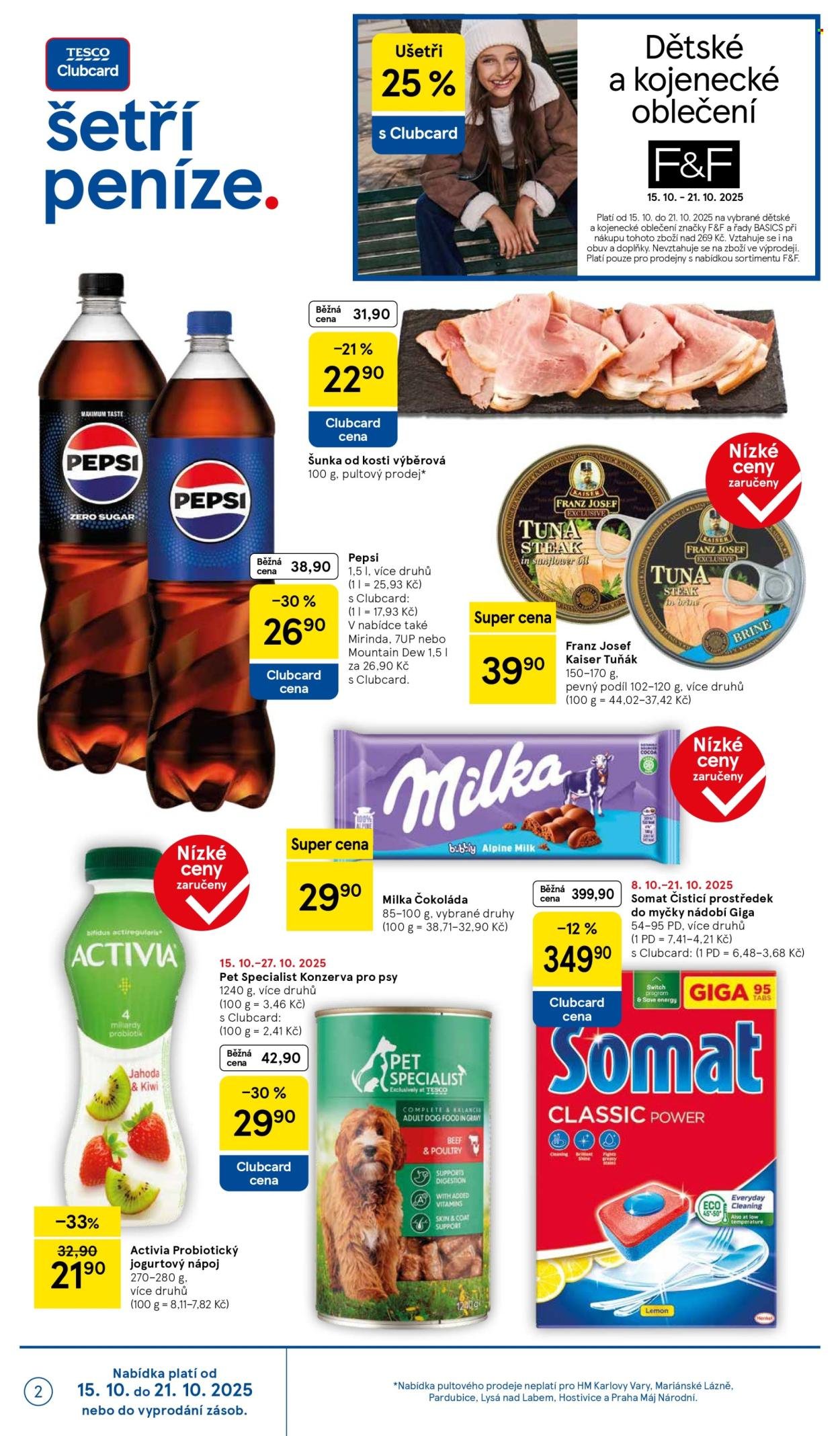 TESCO leták - Clubcard šetří peníze. (2025-10-15 - 2025-10-21)