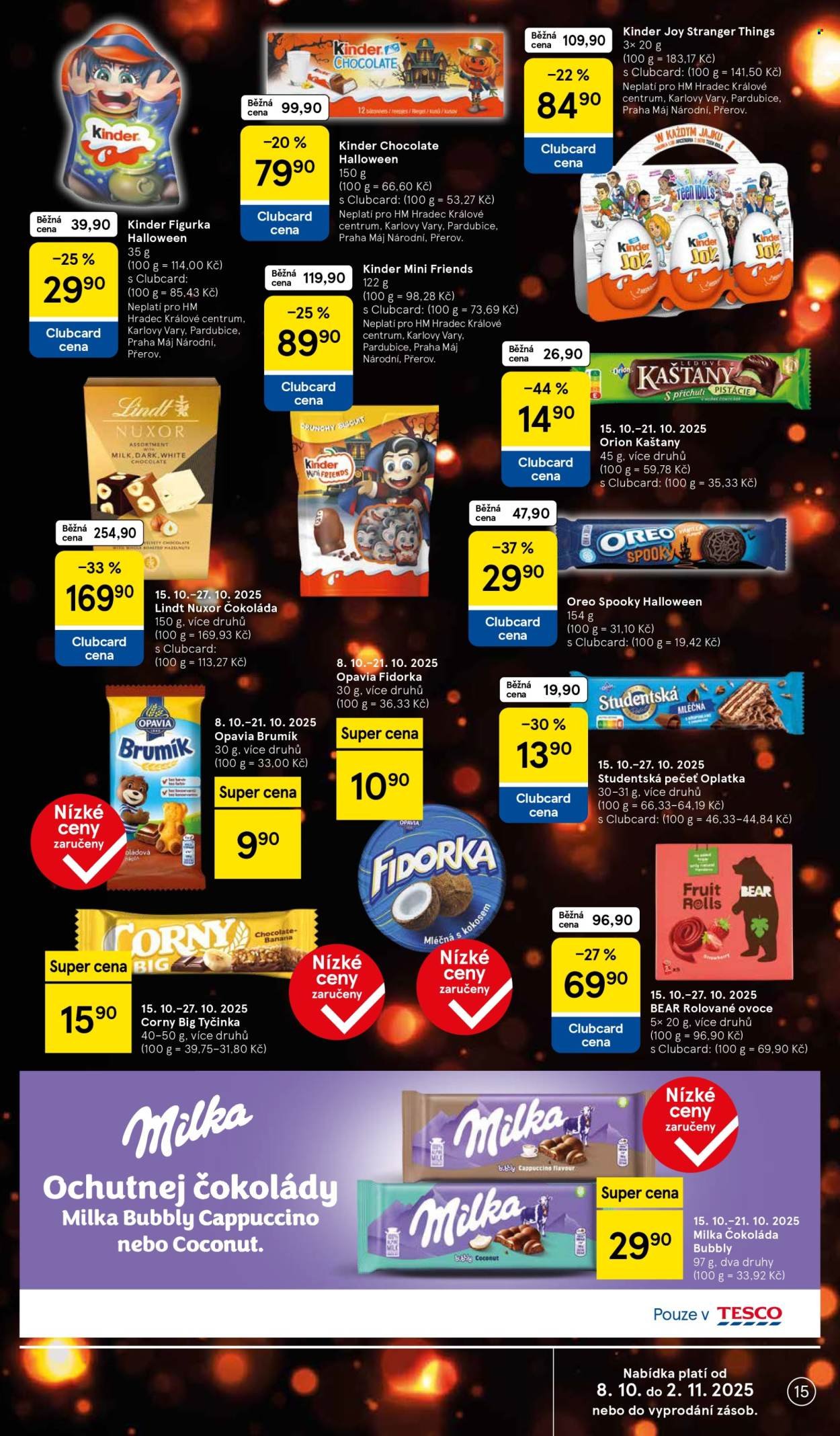 TESCO leták - Clubcard šetří peníze. (2025-10-15 - 2025-10-21)