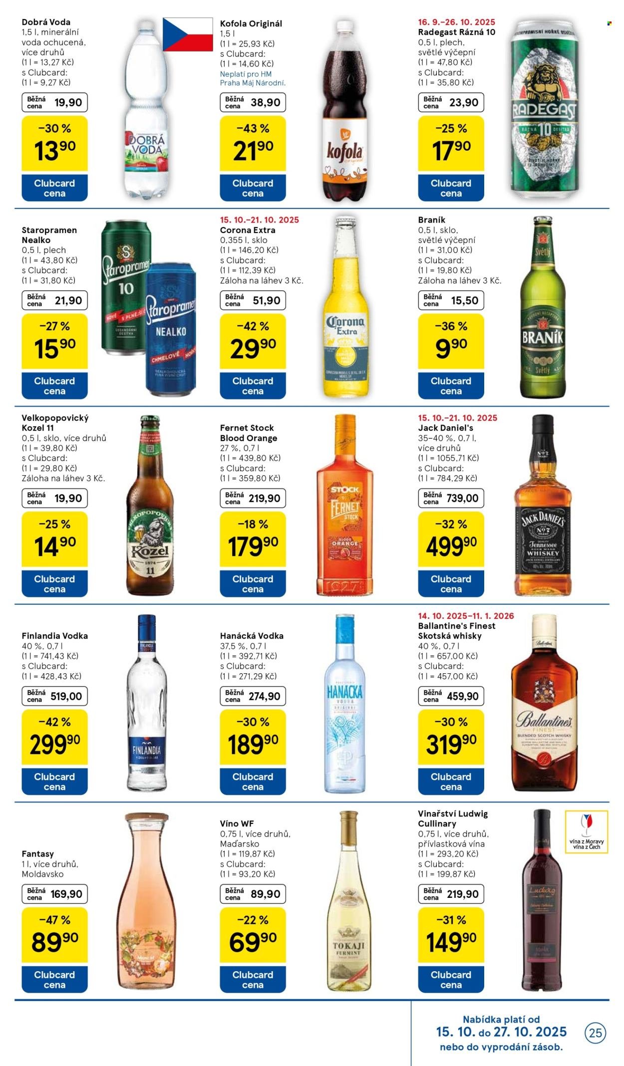 TESCO leták - Clubcard šetří peníze. (2025-10-15 - 2025-10-21)