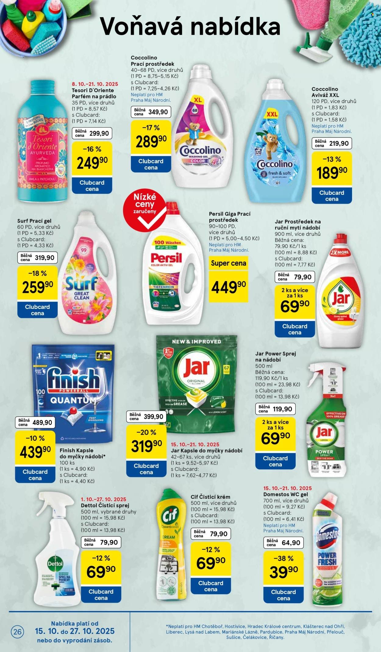 TESCO leták - Clubcard šetří peníze. (2025-10-15 - 2025-10-21)