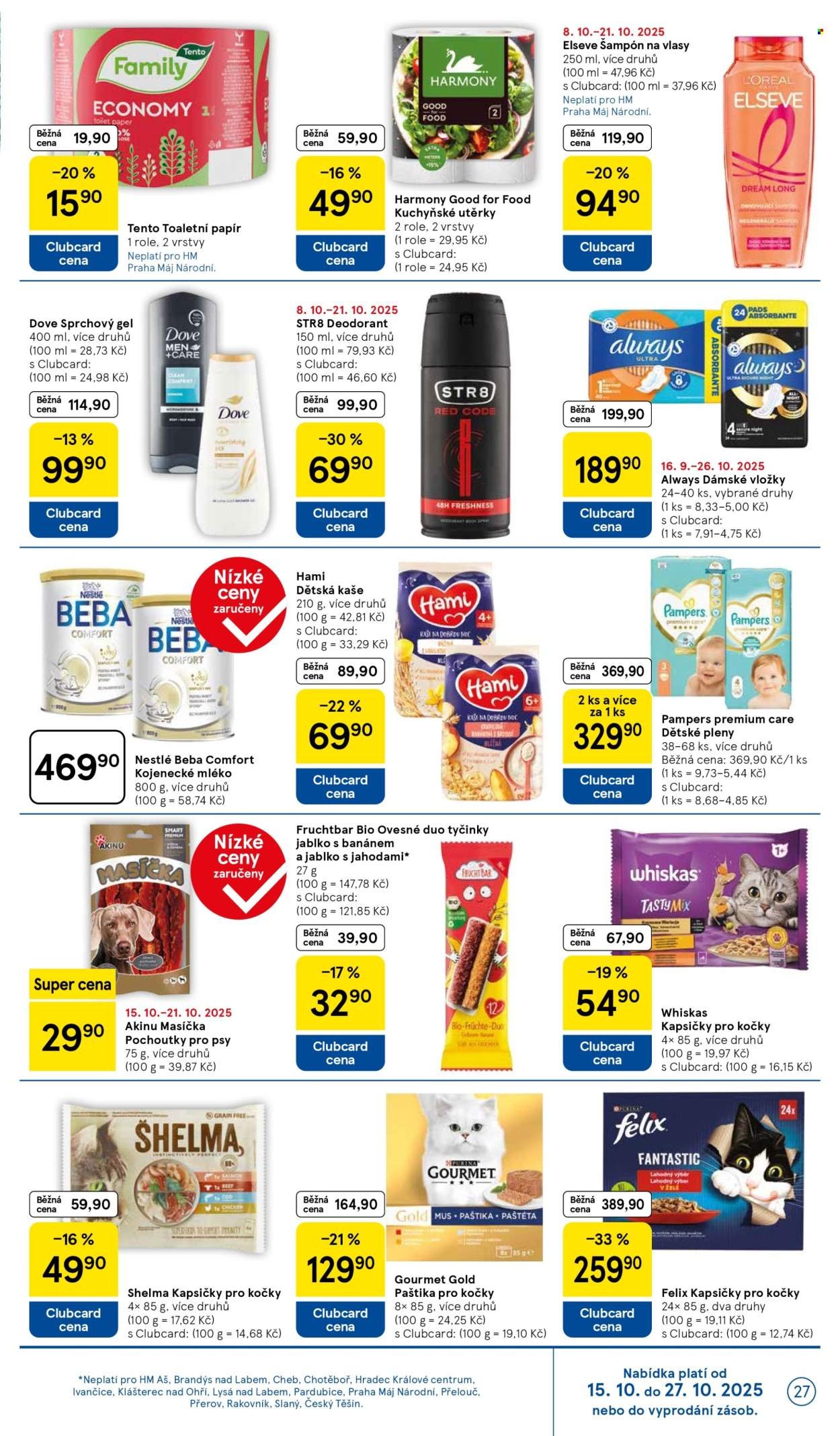 TESCO leták - Clubcard šetří peníze. (2025-10-15 - 2025-10-21)