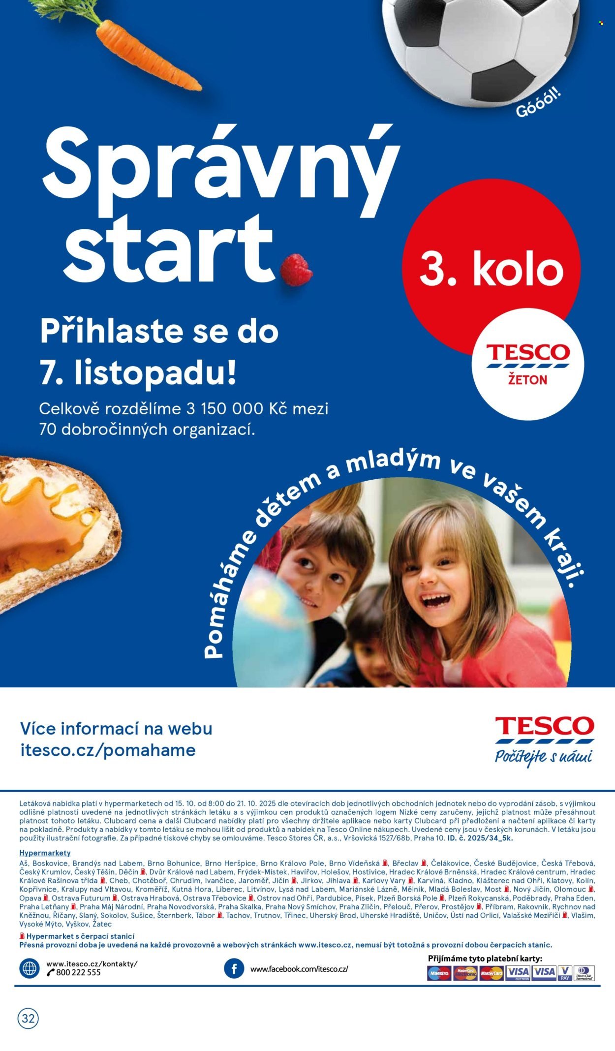 TESCO leták - Clubcard šetří peníze. (2025-10-15 - 2025-10-21)