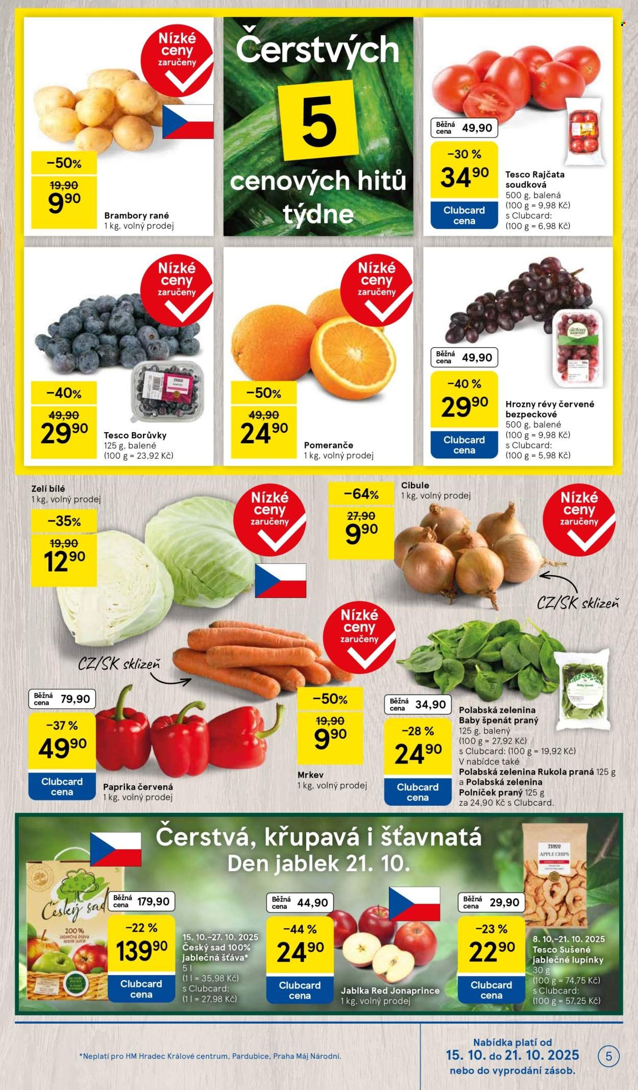 TESCO leták - Clubcard šetří peníze. (2025-10-15 - 2025-10-21)