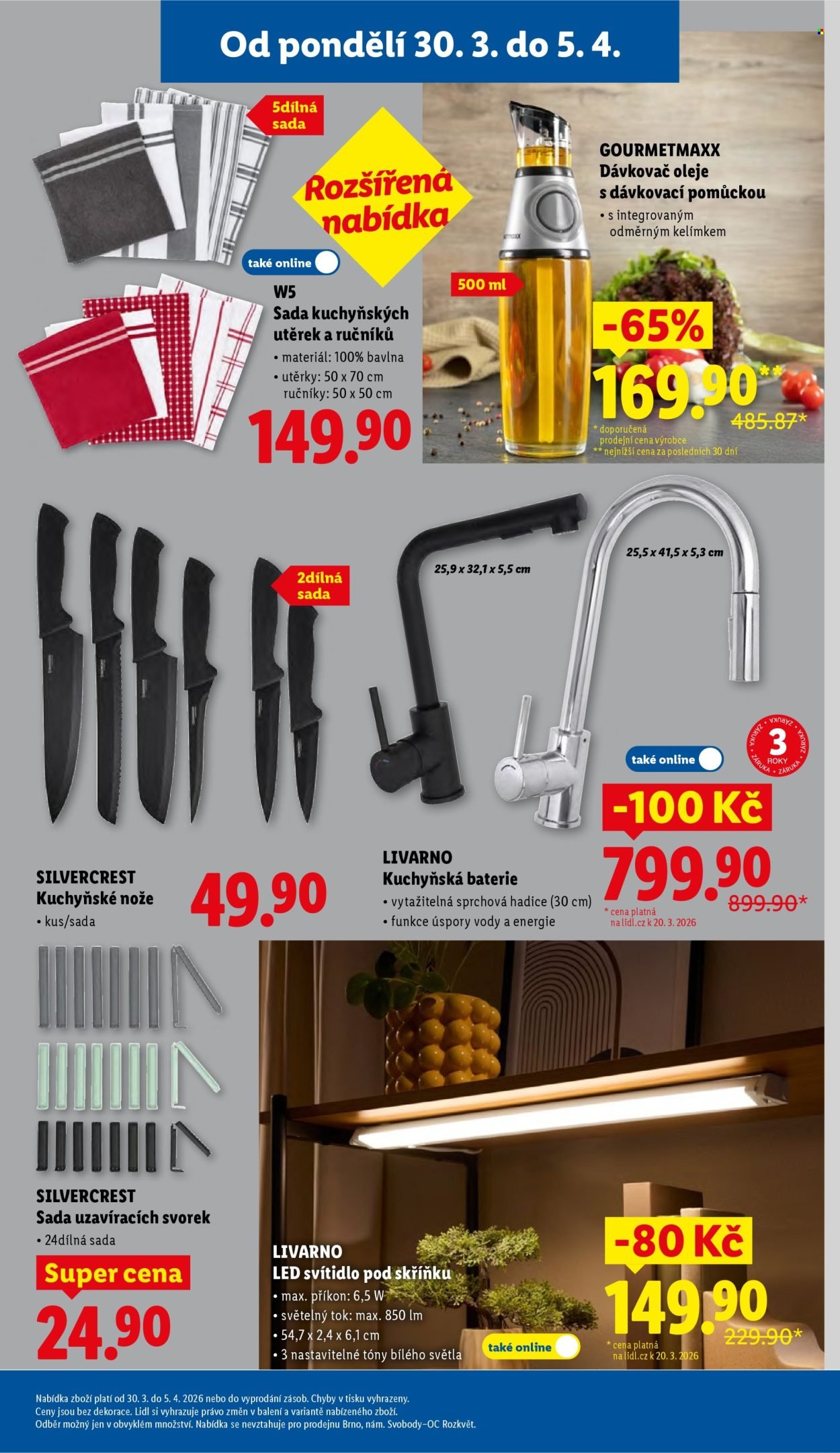 LIDL leták - Spotřební zboží (2026-03-30 - 2026-04-05)