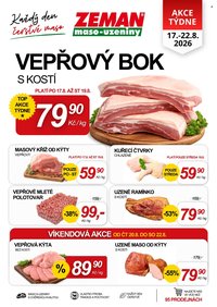 ZEMAN MASO-UZENINY leták - Od pondělí 17.8.2026