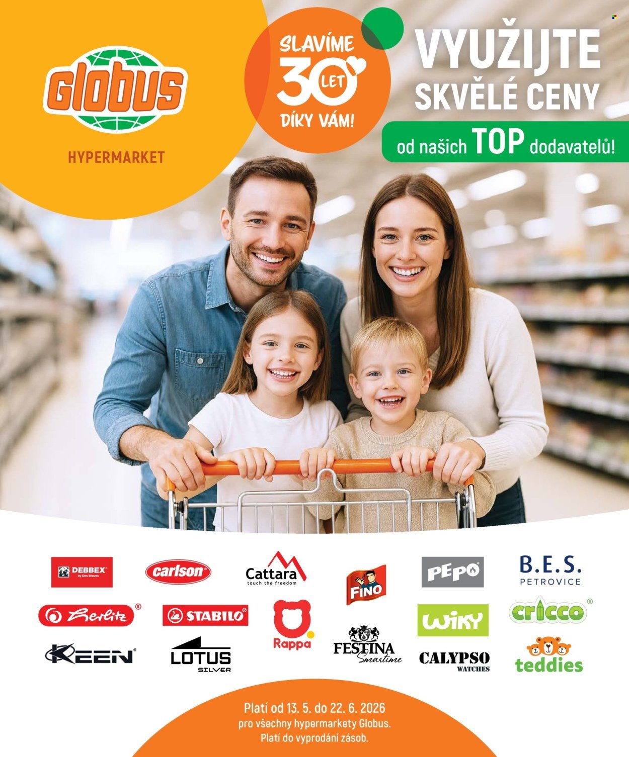 GLOBUS leták - Od středy 13.5.2026 (2026-05-13 - 2026-06-22)