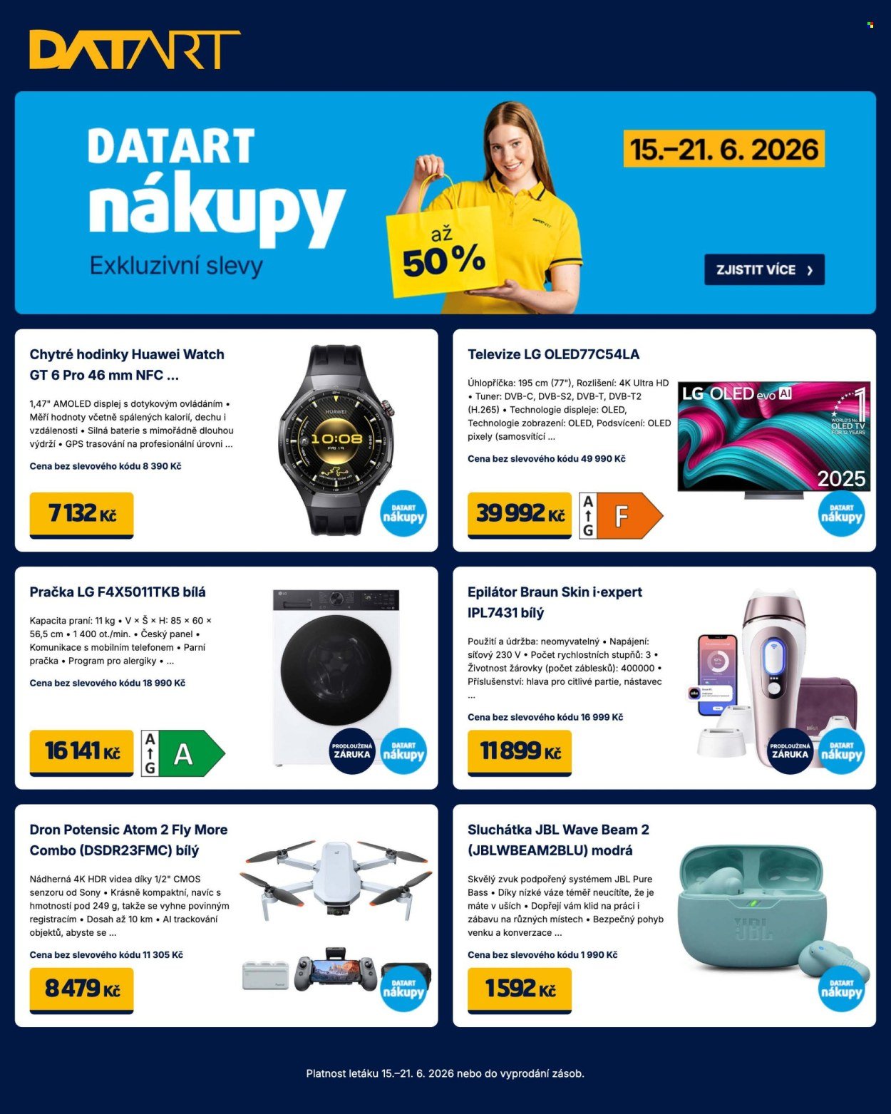DATART leták - Datart nákupy exkluzivní slevy