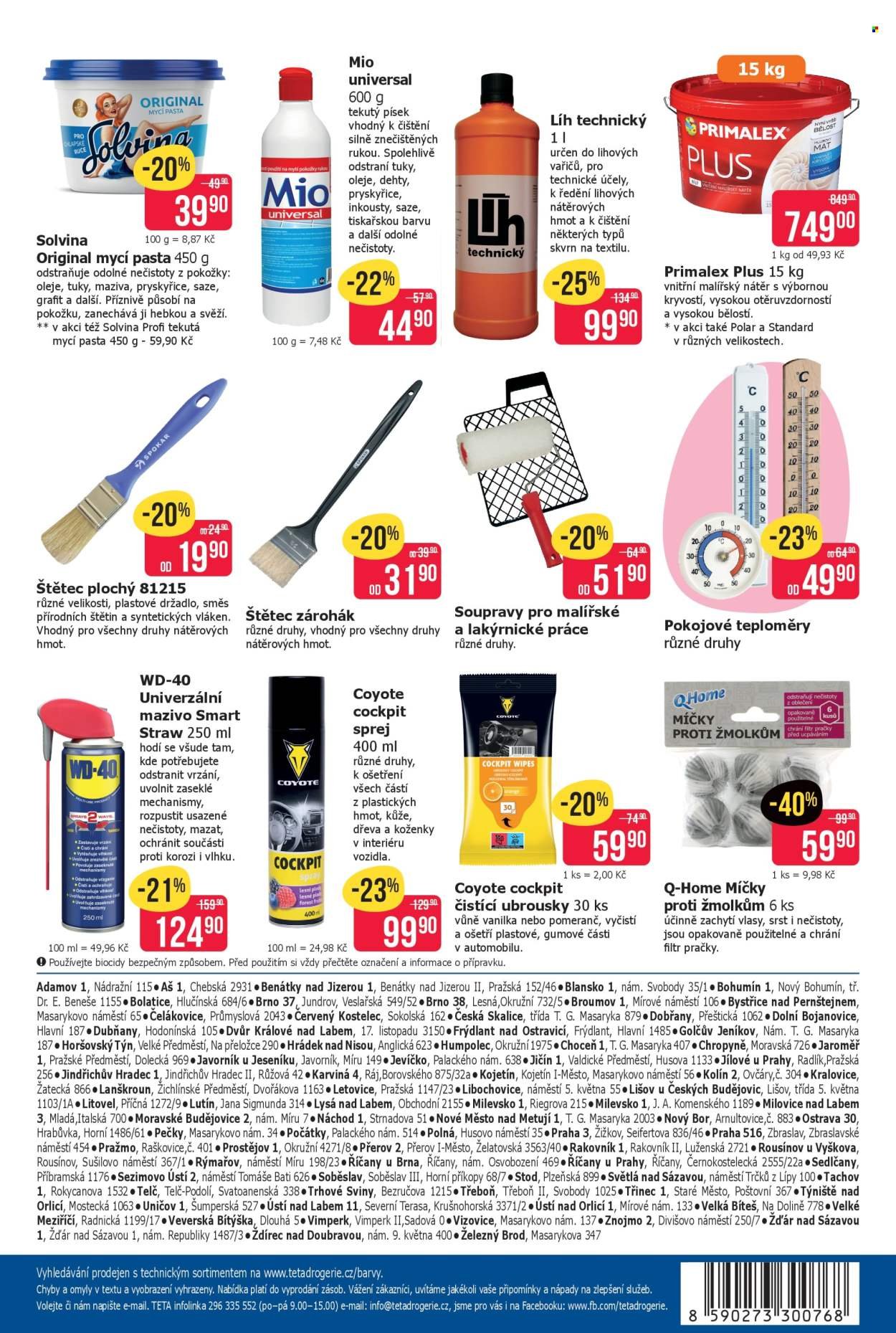 TETA DROGERIE leták - Technický leták