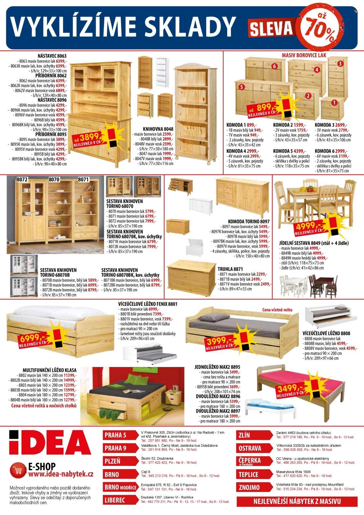 IDEA NÁBYTEK leták - Od neděle 1.3.2026 (2026-03-01 - 2026-03-14)