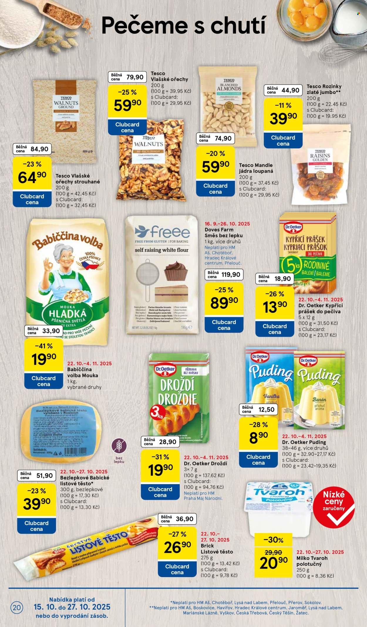 TESCO leták - Clubcard šetří peníze. (2025-10-22 - 2025-10-27)