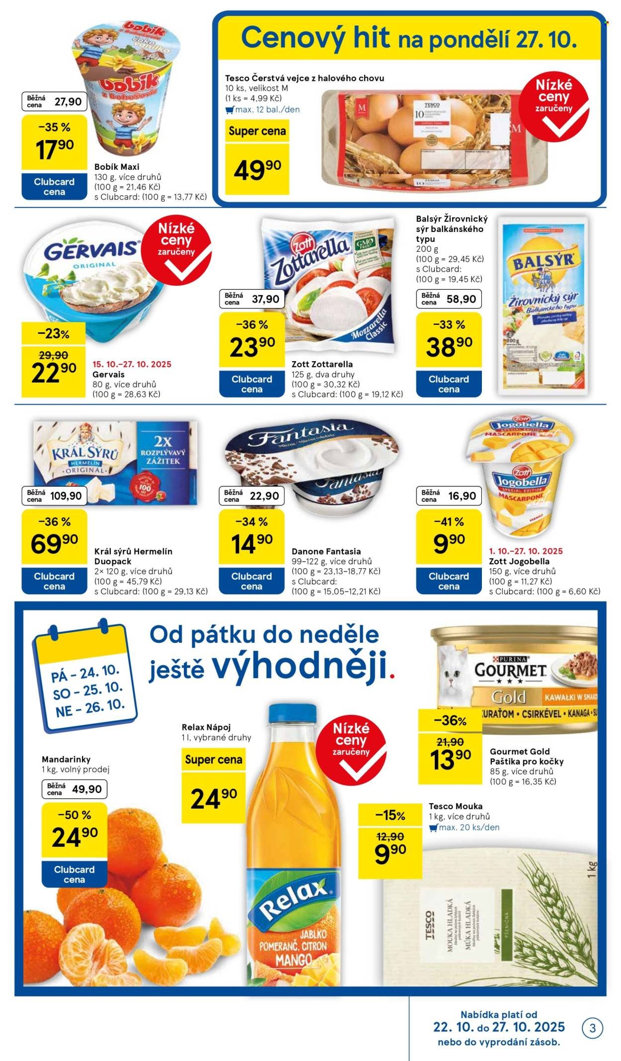 TESCO leták - Clubcard šetří peníze. (2025-10-22 - 2025-10-27)