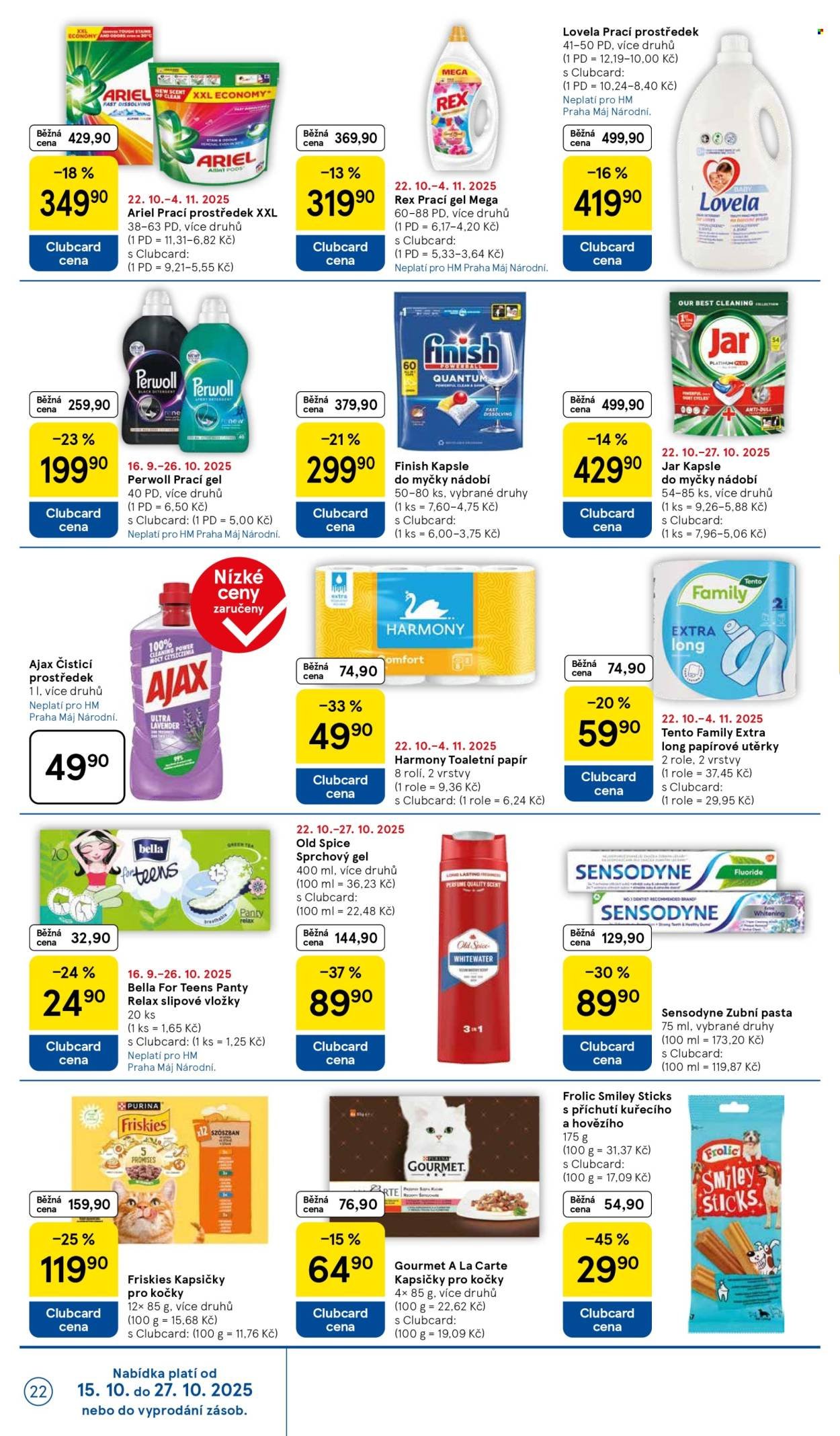 TESCO leták - Clubcard šetří peníze. (2025-10-22 - 2025-10-27)