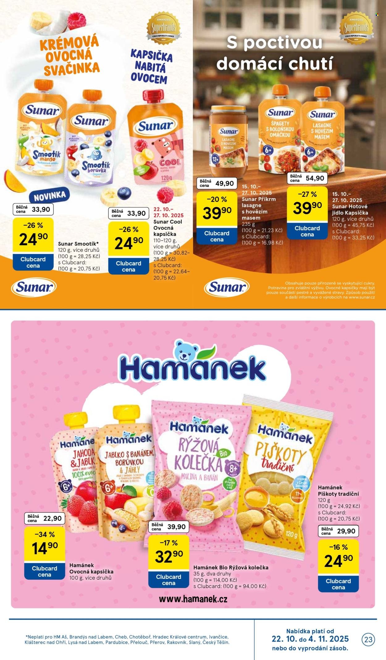 TESCO leták - Clubcard šetří peníze. (2025-10-22 - 2025-10-27)