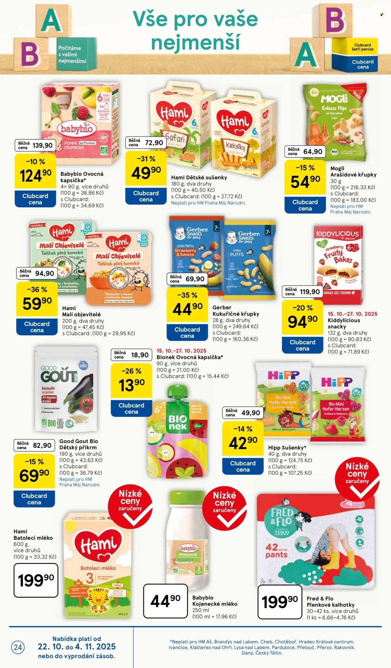 TESCO leták - Clubcard šetří peníze. (2025-10-22 - 2025-10-27)