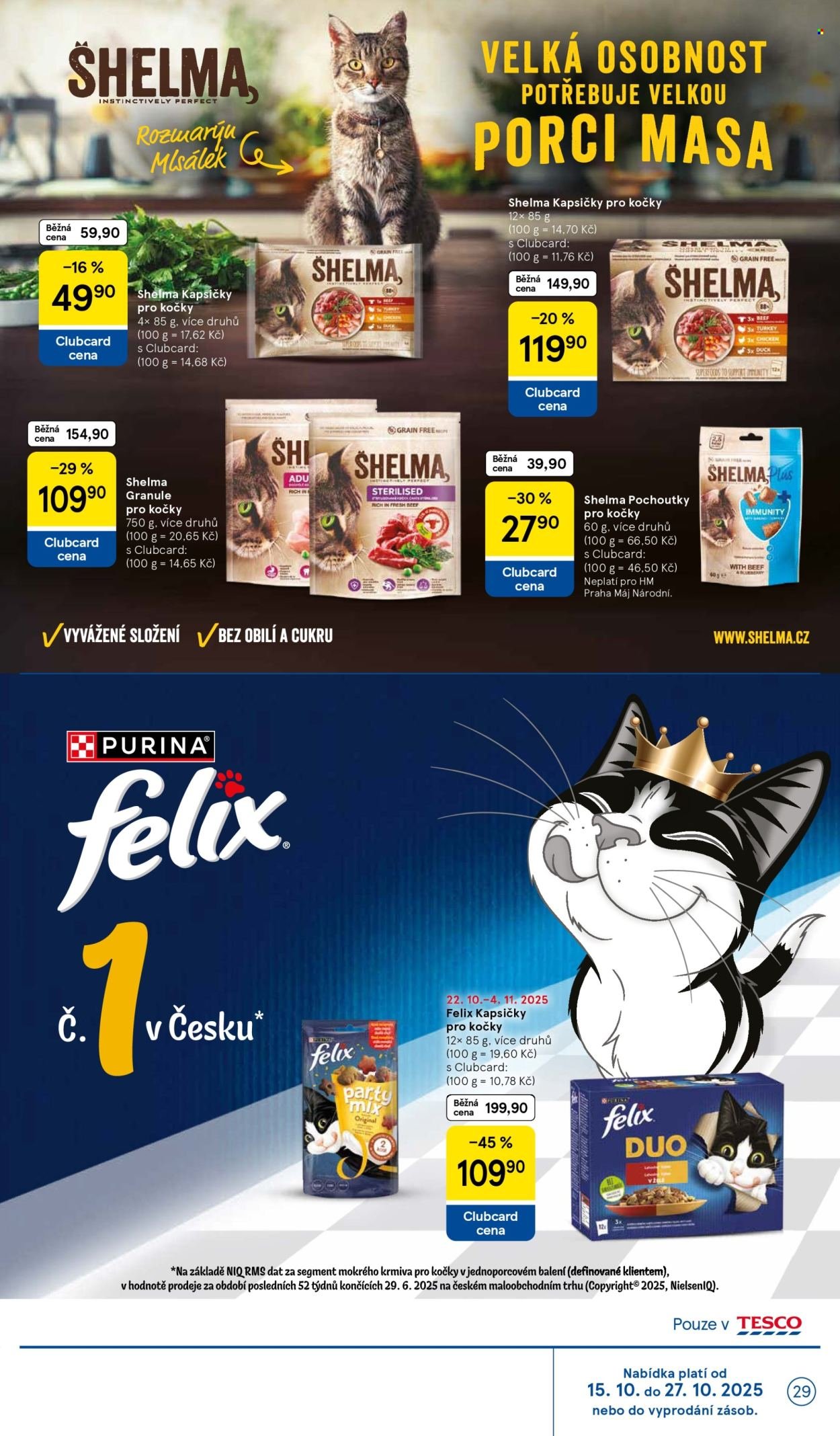 TESCO leták - Clubcard šetří peníze. (2025-10-22 - 2025-10-27)