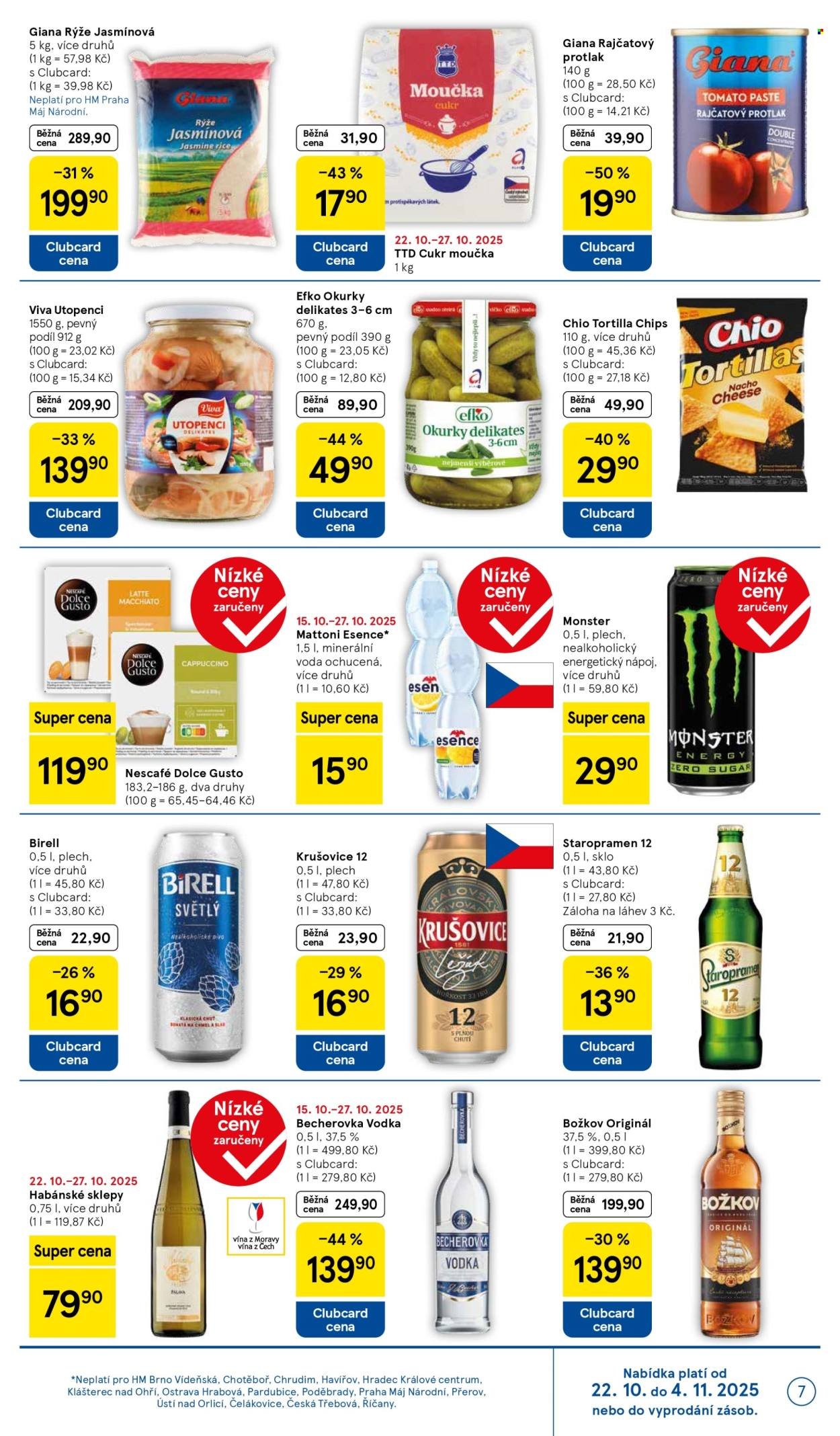 TESCO leták - Clubcard šetří peníze. (2025-10-22 - 2025-10-27)