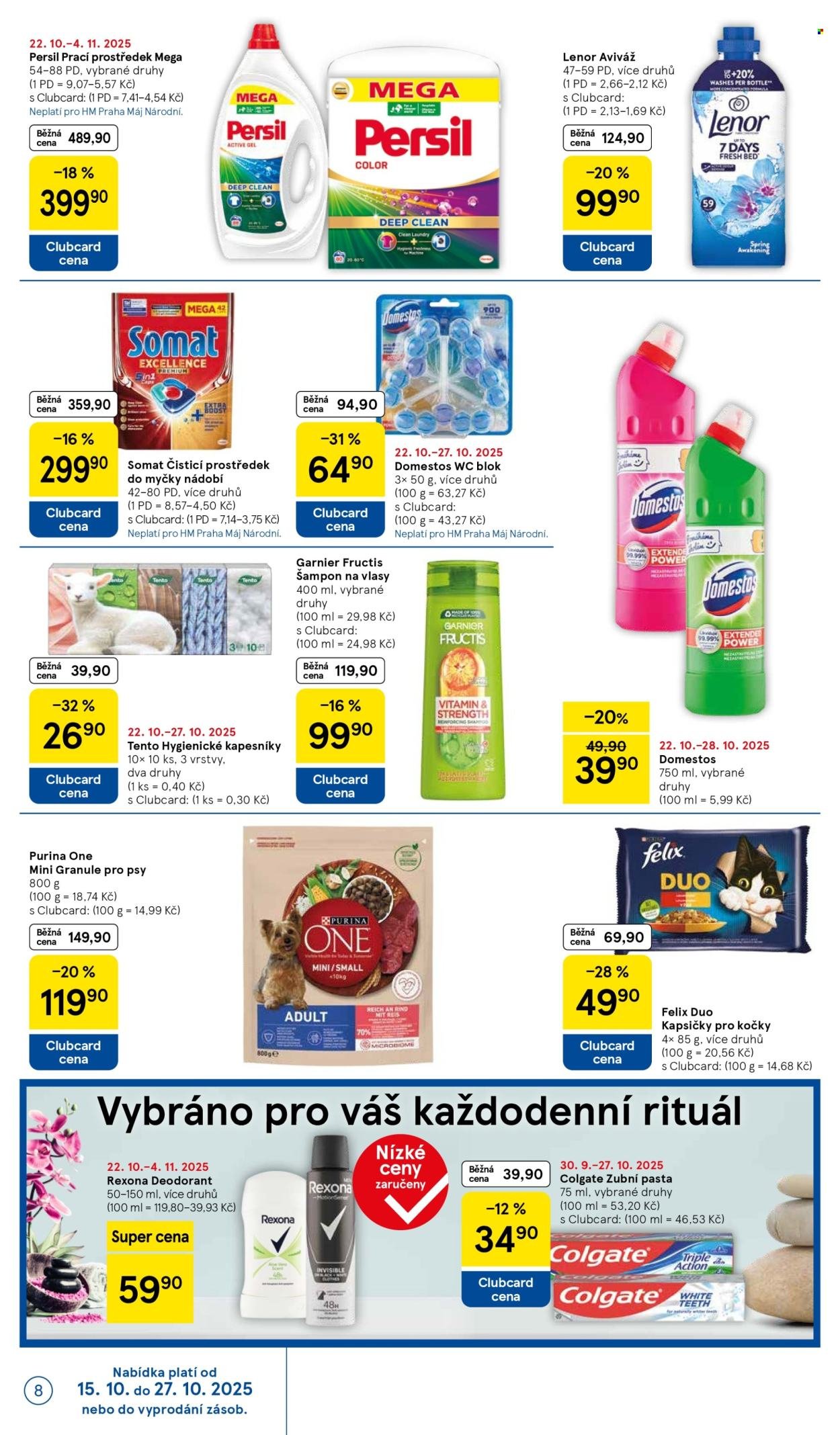 TESCO leták - Clubcard šetří peníze. (2025-10-22 - 2025-10-27)