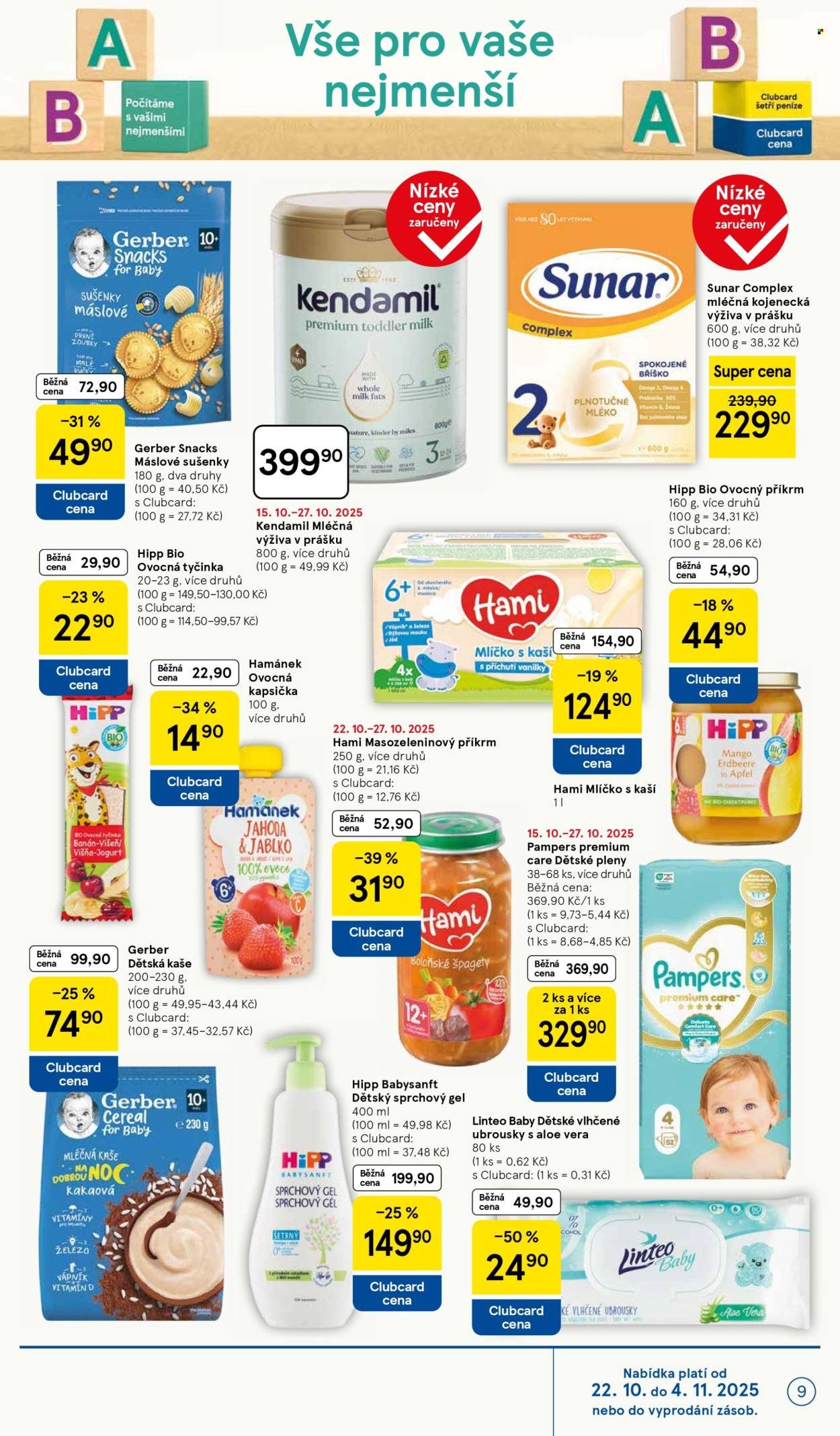 TESCO leták - Clubcard šetří peníze. (2025-10-22 - 2025-10-27)