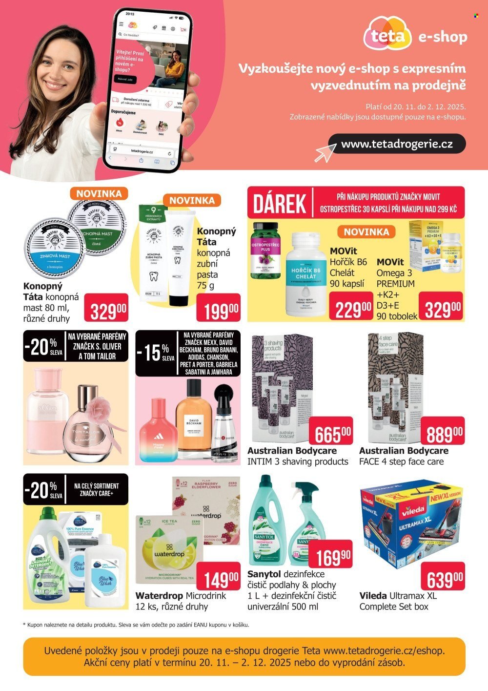 TETA DROGERIE leták - E-shop (2025-11-20 - 2025-12-02)