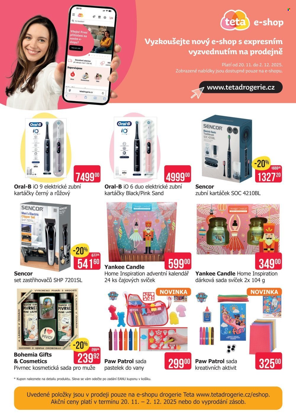 TETA DROGERIE leták - E-shop (2025-11-20 - 2025-12-02)