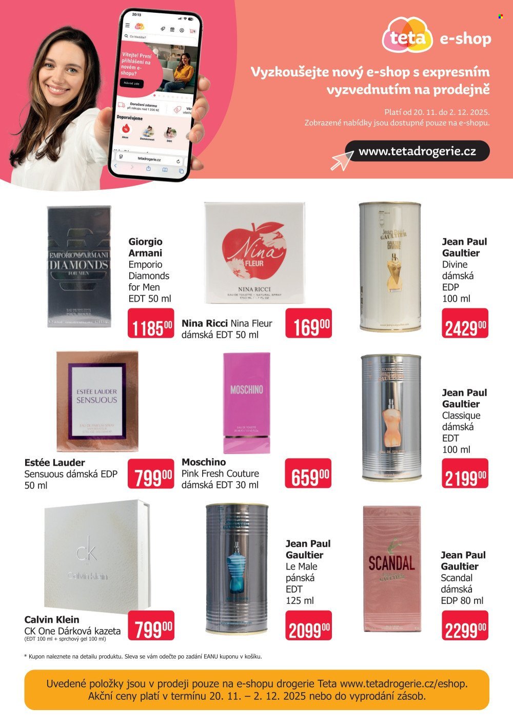 TETA DROGERIE leták - E-shop (2025-11-20 - 2025-12-02)