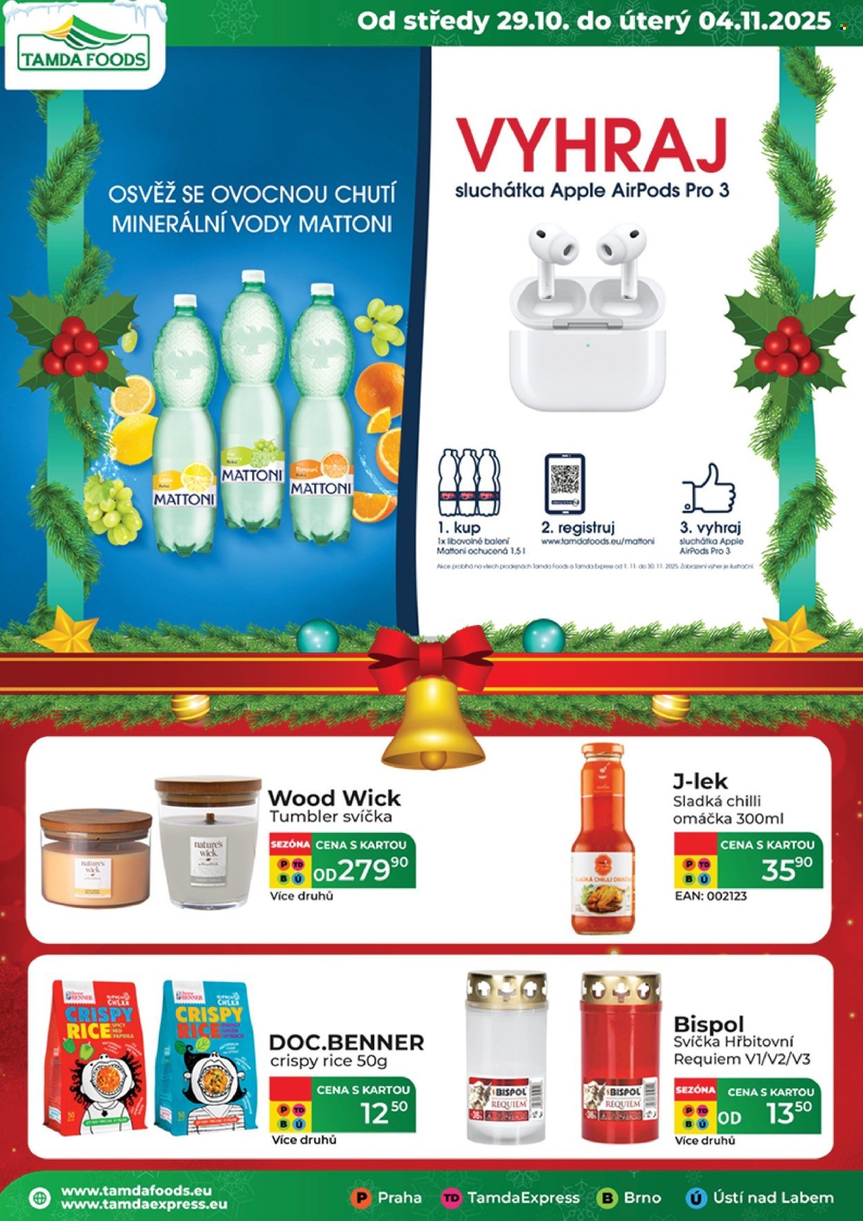 TAMDA FOODS leták - Od středy 29.10.2025 (2025-10-29 - 2025-11-04)