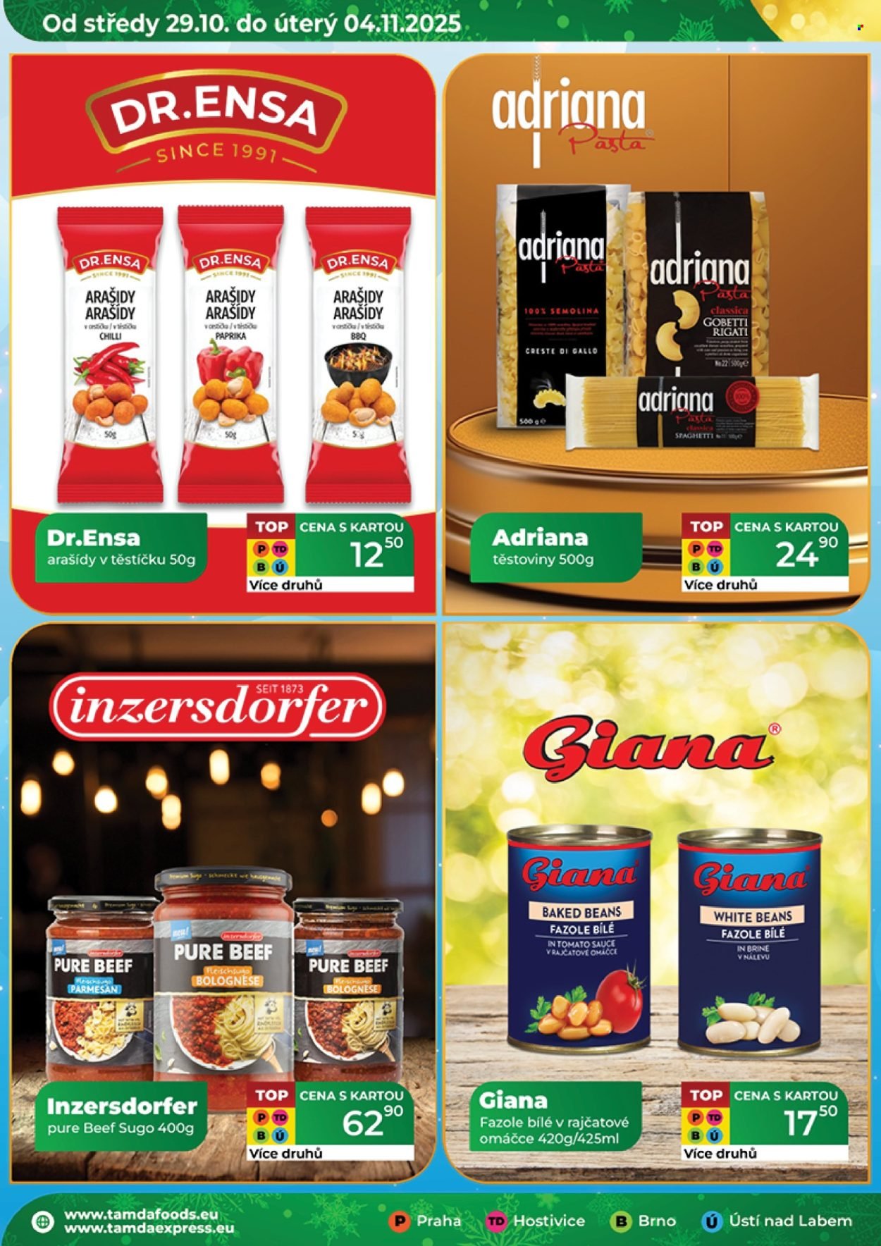 TAMDA FOODS leták - Od středy 29.10.2025 (2025-10-29 - 2025-11-04)