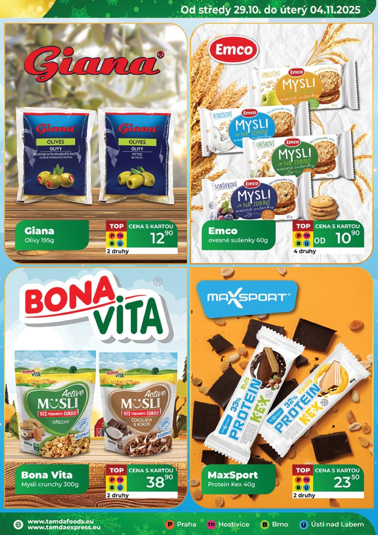 TAMDA FOODS leták - Od středy 29.10.2025 (2025-10-29 - 2025-11-04)
