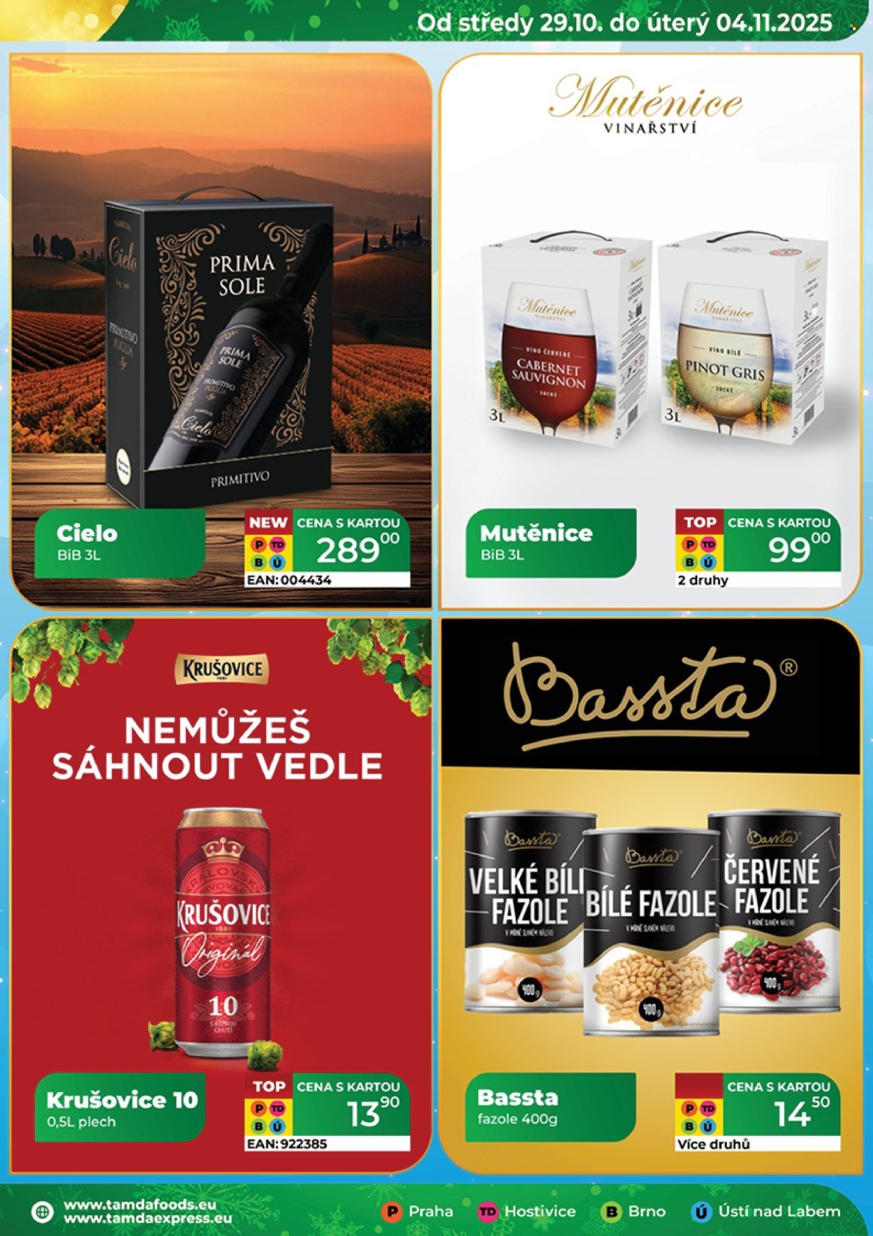 TAMDA FOODS leták - Od středy 29.10.2025 (2025-10-29 - 2025-11-04)