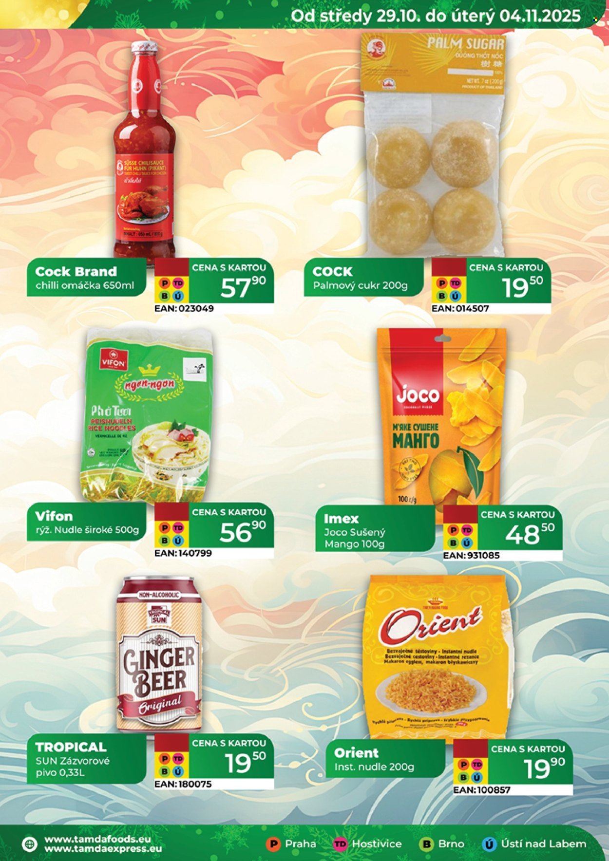 TAMDA FOODS leták - Od středy 29.10.2025 (2025-10-29 - 2025-11-04)
