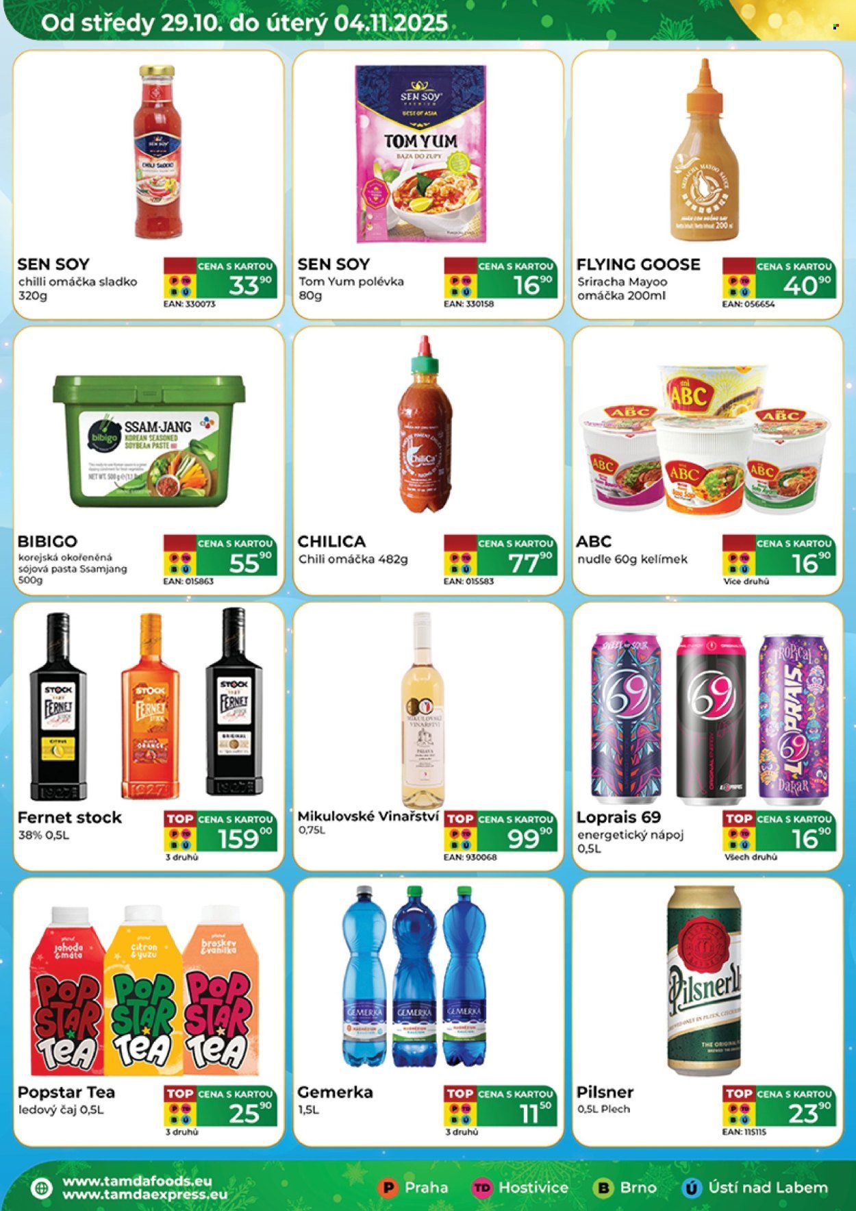 TAMDA FOODS leták - Od středy 29.10.2025 (2025-10-29 - 2025-11-04)
