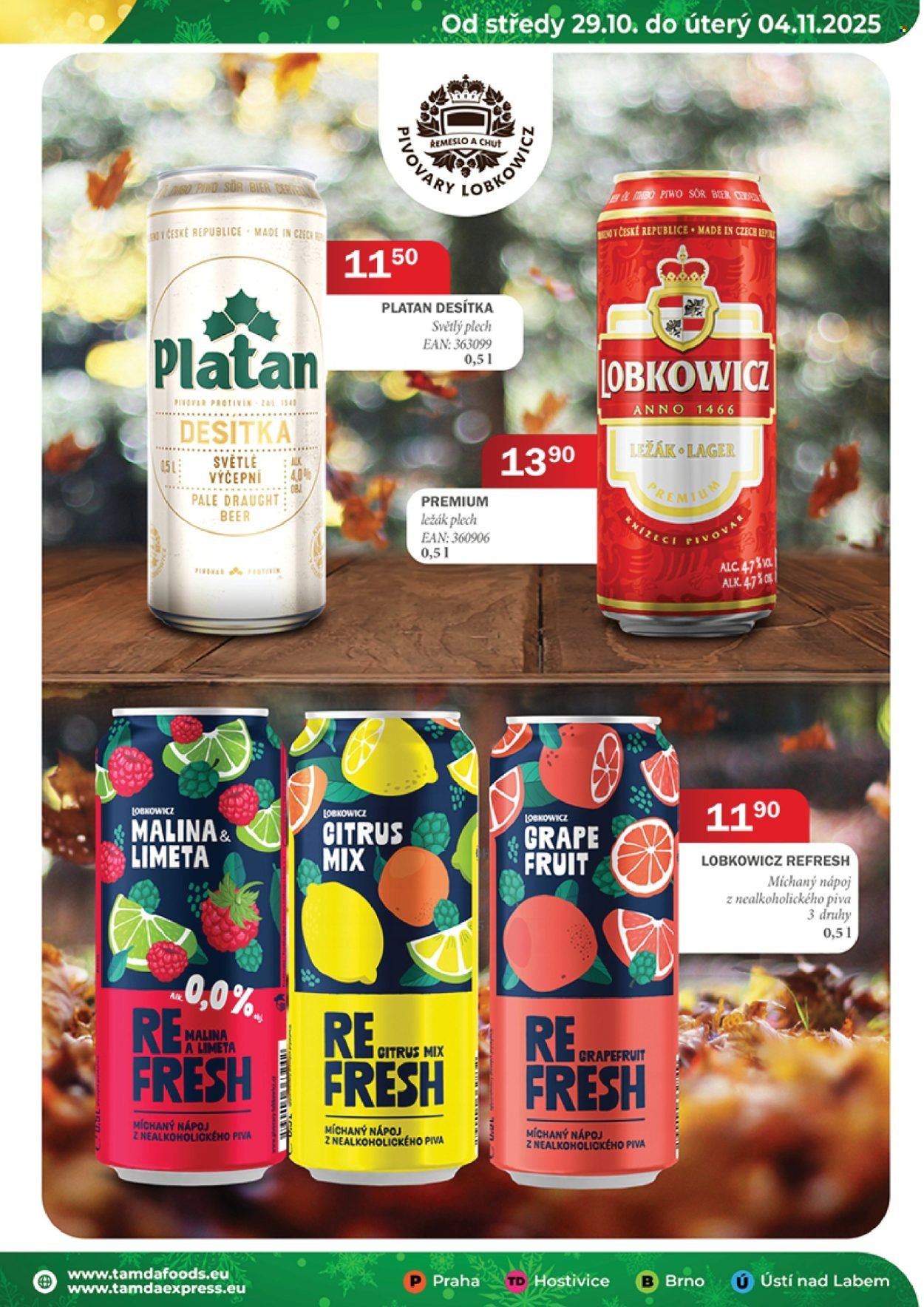 TAMDA FOODS leták - Od středy 29.10.2025 (2025-10-29 - 2025-11-04)