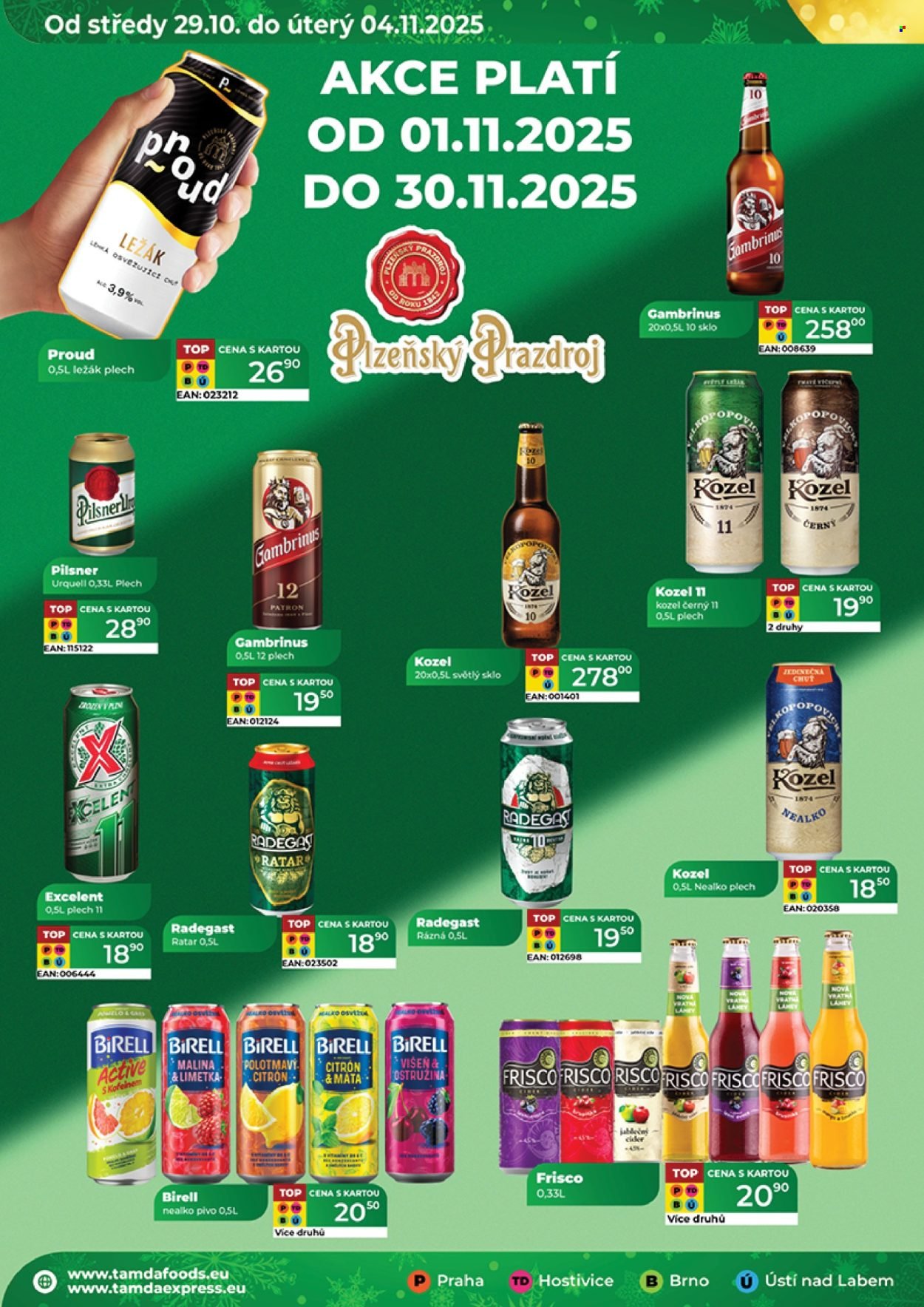 TAMDA FOODS leták - Od středy 29.10.2025 (2025-10-29 - 2025-11-04)