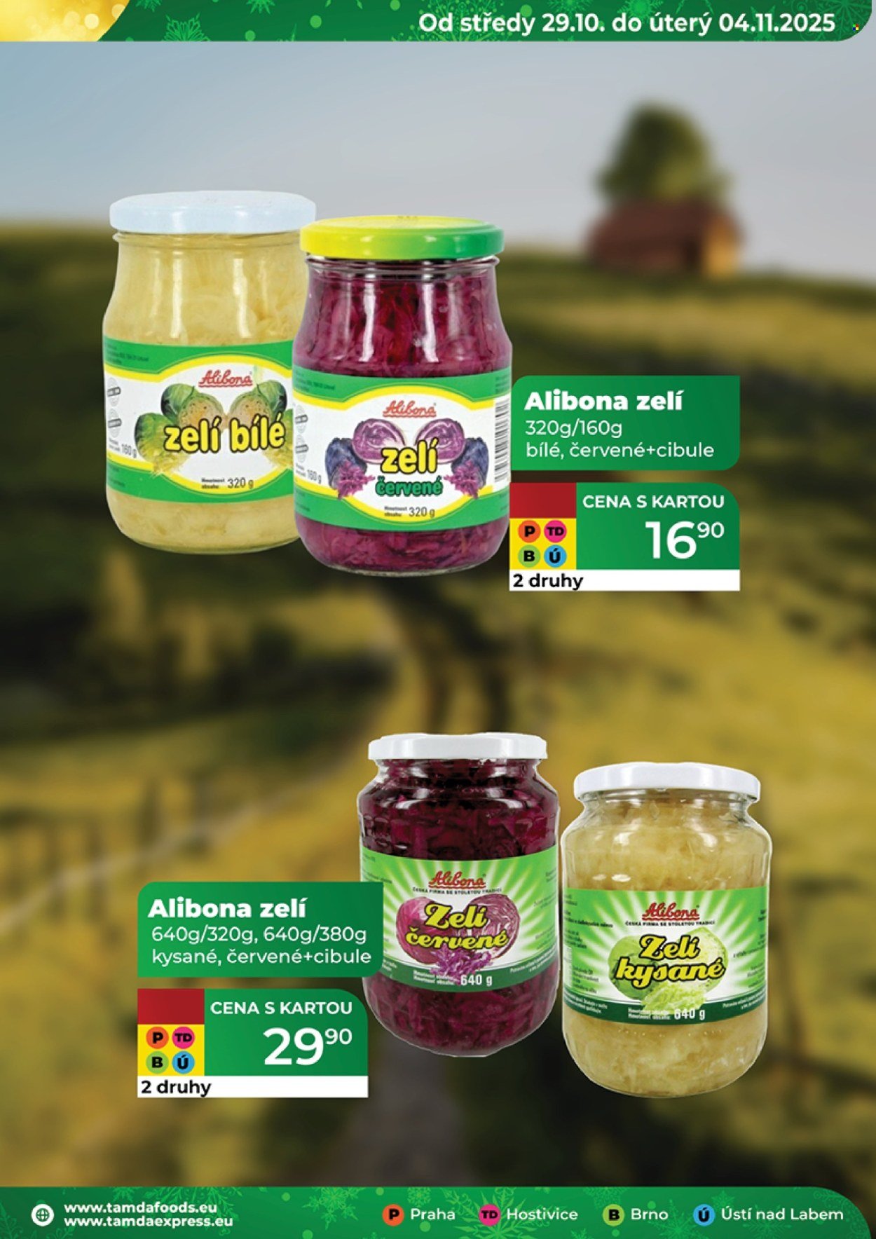 TAMDA FOODS leták - Od středy 29.10.2025 (2025-10-29 - 2025-11-04)