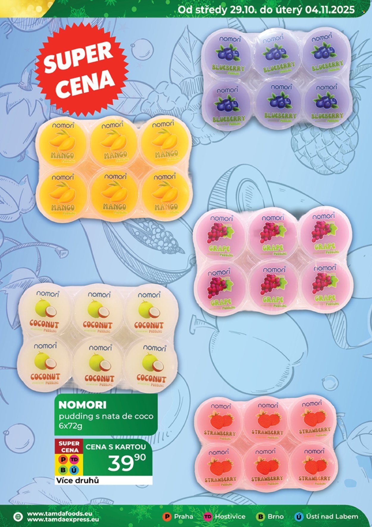 TAMDA FOODS leták - Od středy 29.10.2025 (2025-10-29 - 2025-11-04)