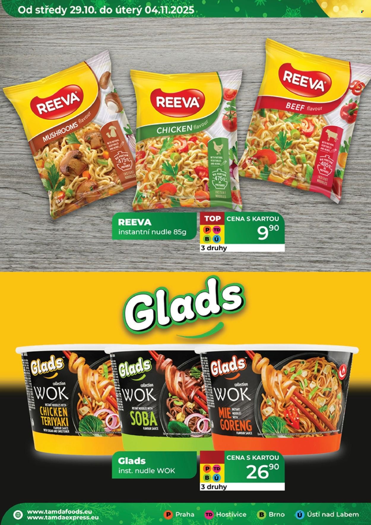 TAMDA FOODS leták - Od středy 29.10.2025 (2025-10-29 - 2025-11-04)