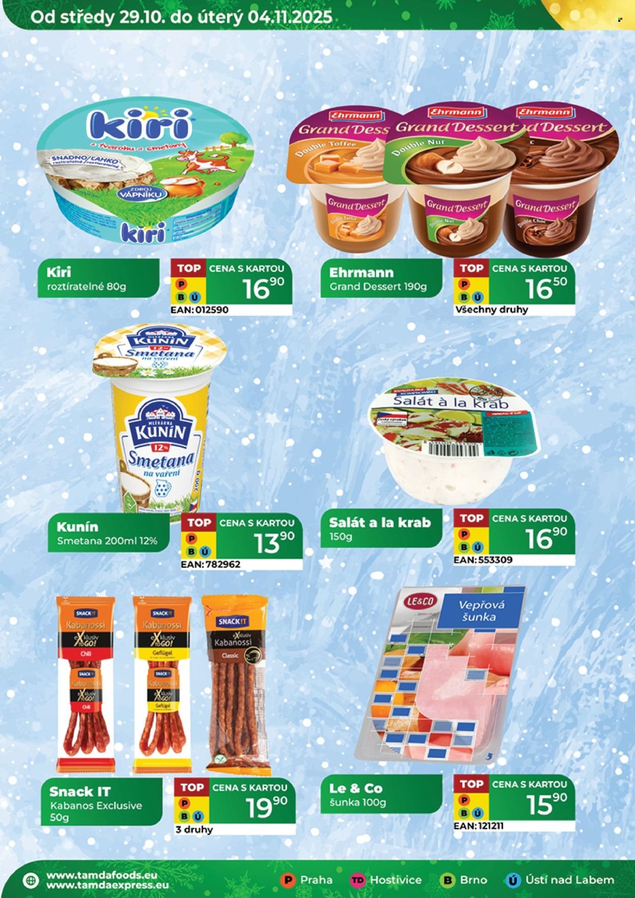 TAMDA FOODS leták - Od středy 29.10.2025 (2025-10-29 - 2025-11-04)
