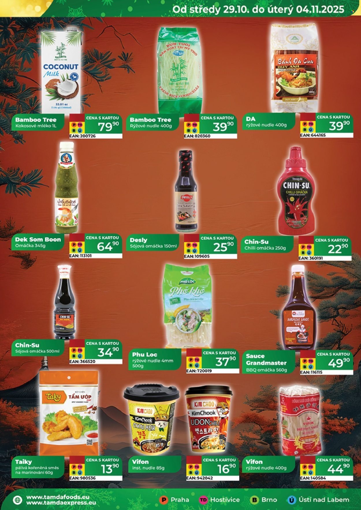 TAMDA FOODS leták - Od středy 29.10.2025 (2025-10-29 - 2025-11-04)