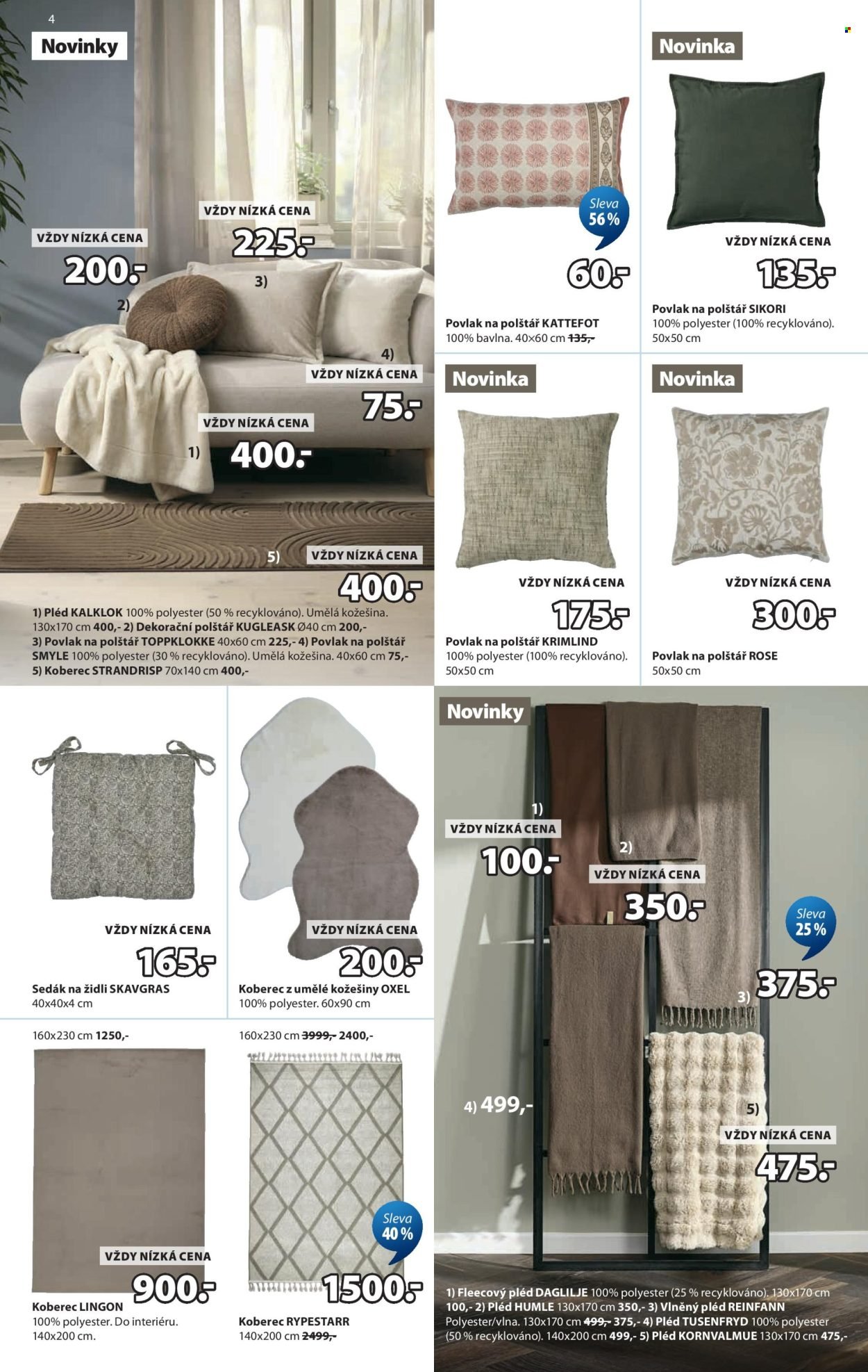 JYSK leták - Skandinávská kvalita za výhodnou cenu