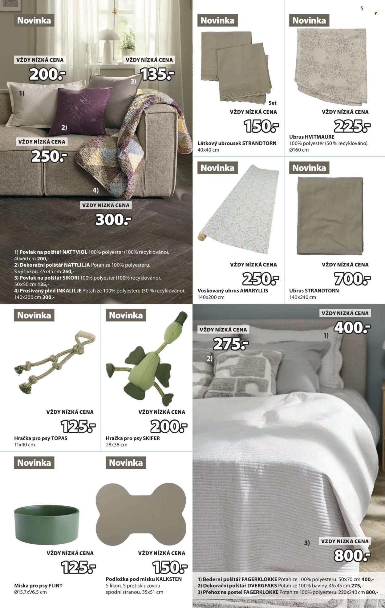 JYSK leták - Skandinávská kvalita za výhodnou cenu