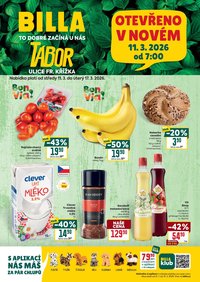 BILLA leták - Speciál: Tábor (2026-03-11 - 2026-03-17)