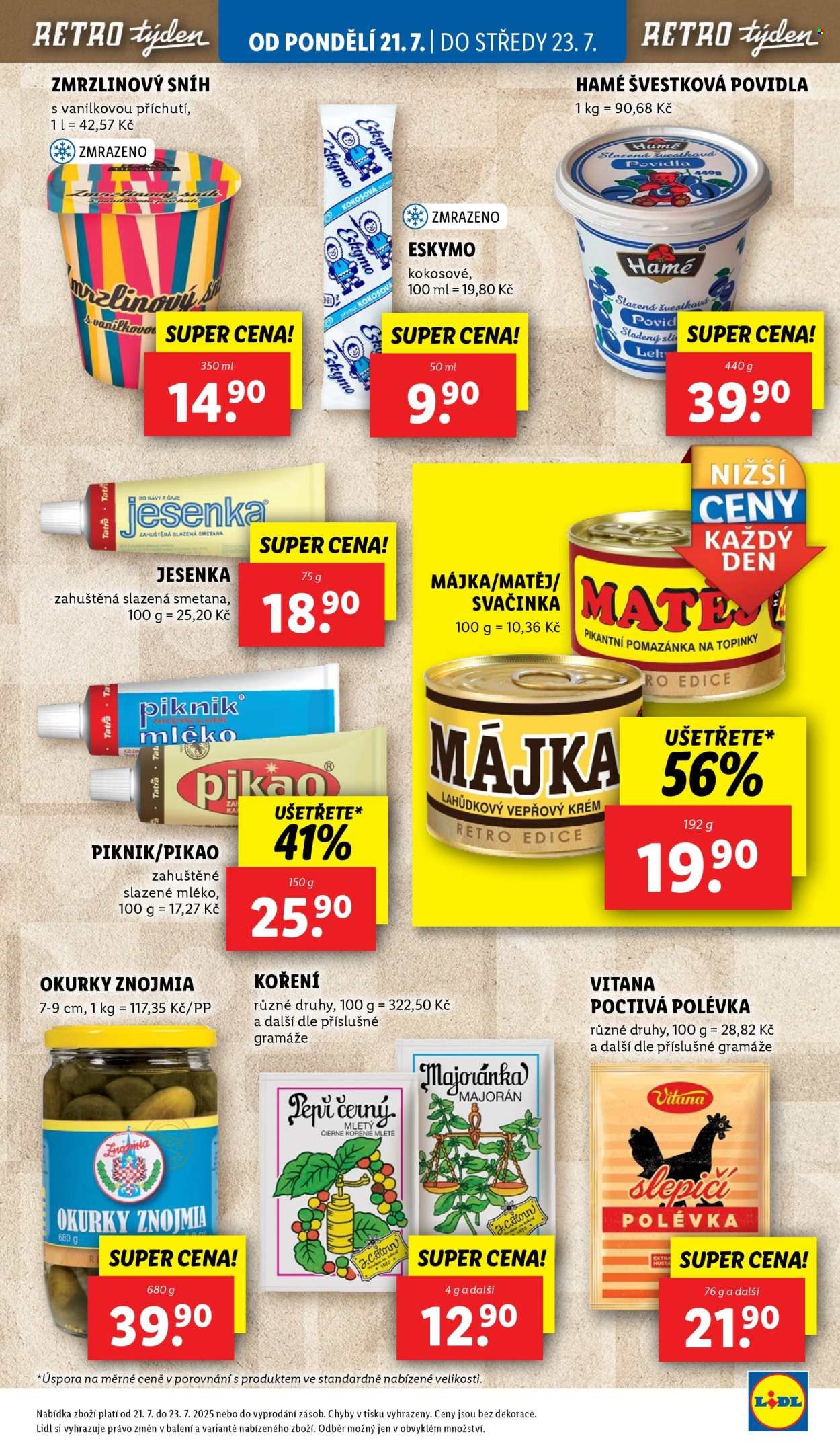 LIDL leták - Od pondělí 21.7.2025 (2025-07-21 - 2025-07-27)