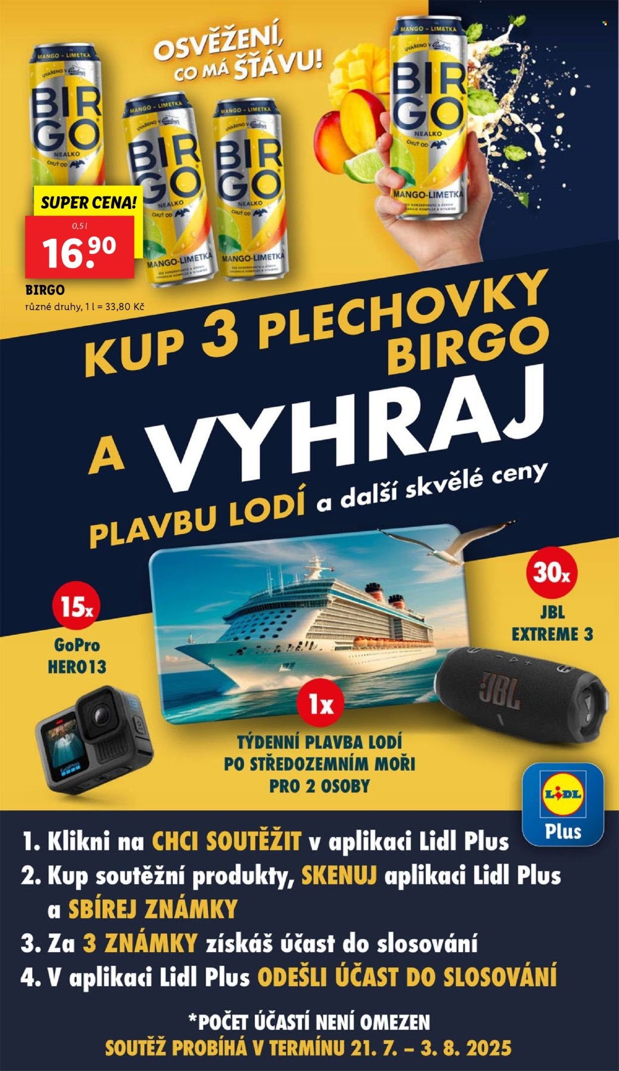 LIDL leták - Od pondělí 21.7.2025 (2025-07-21 - 2025-07-27)