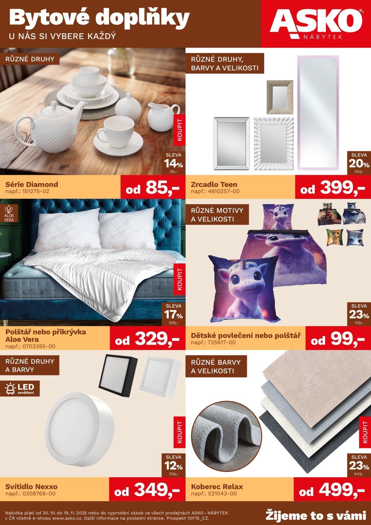 ASKO leták - Bytové doplňky za skvělé ceny (2025-10-30 - 2025-11-19)
