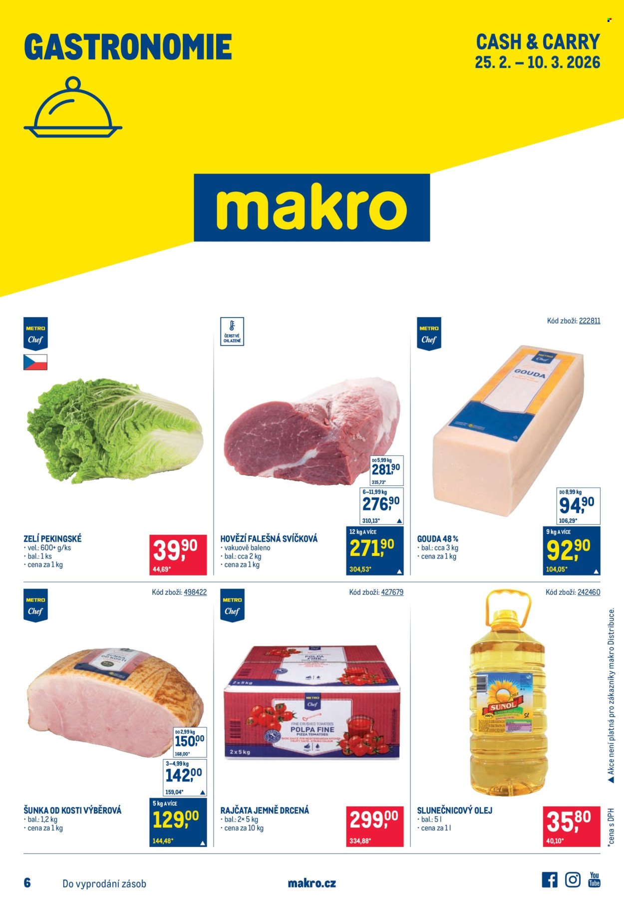 MAKRO leták - Gastronomie (2026-02-25 - 2026-03-10)