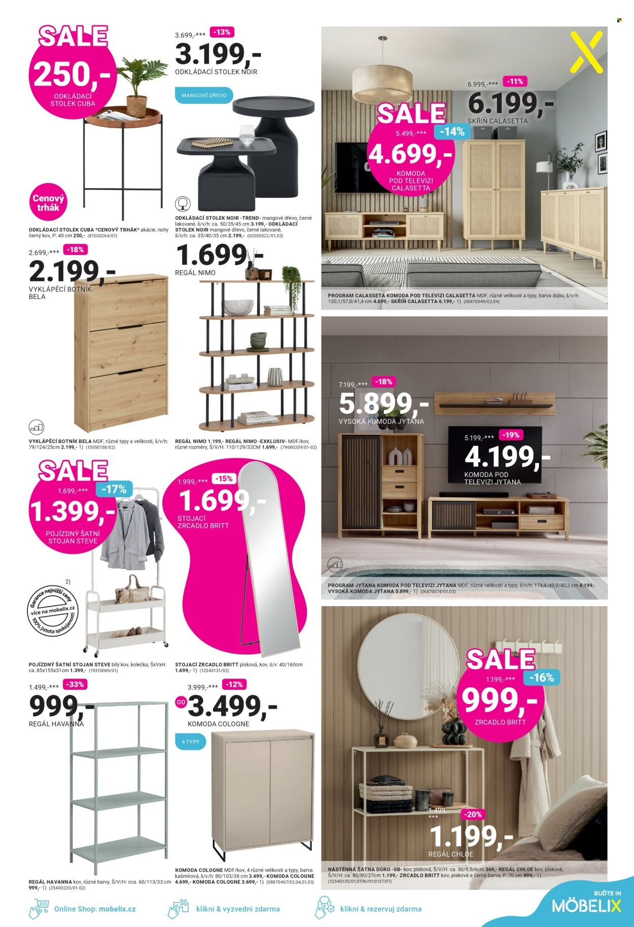 MÖBELIX leták - Sale slevy více než 60% (2025-12-29 - 2026-01-11)