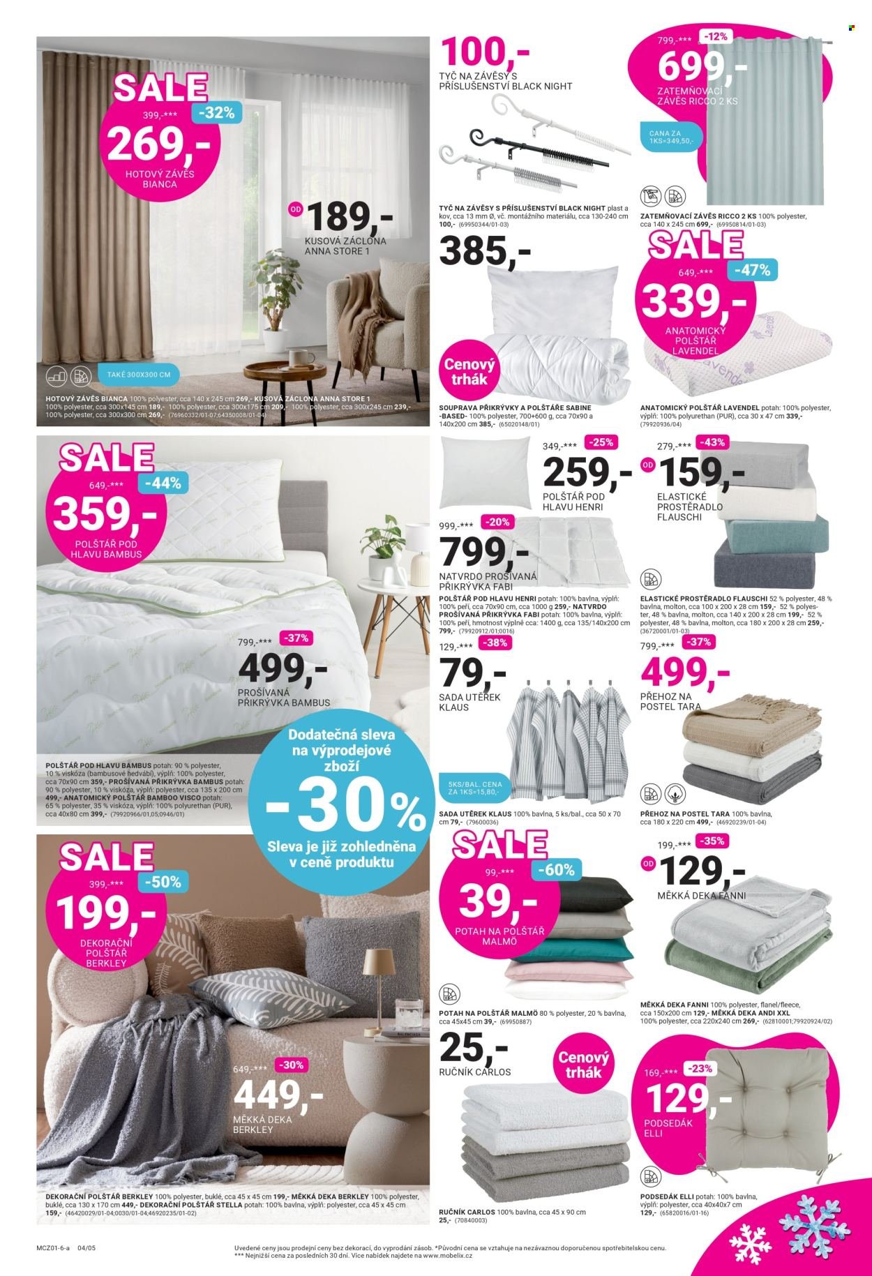 MÖBELIX leták - Sale slevy více než 60% (2025-12-29 - 2026-01-11)