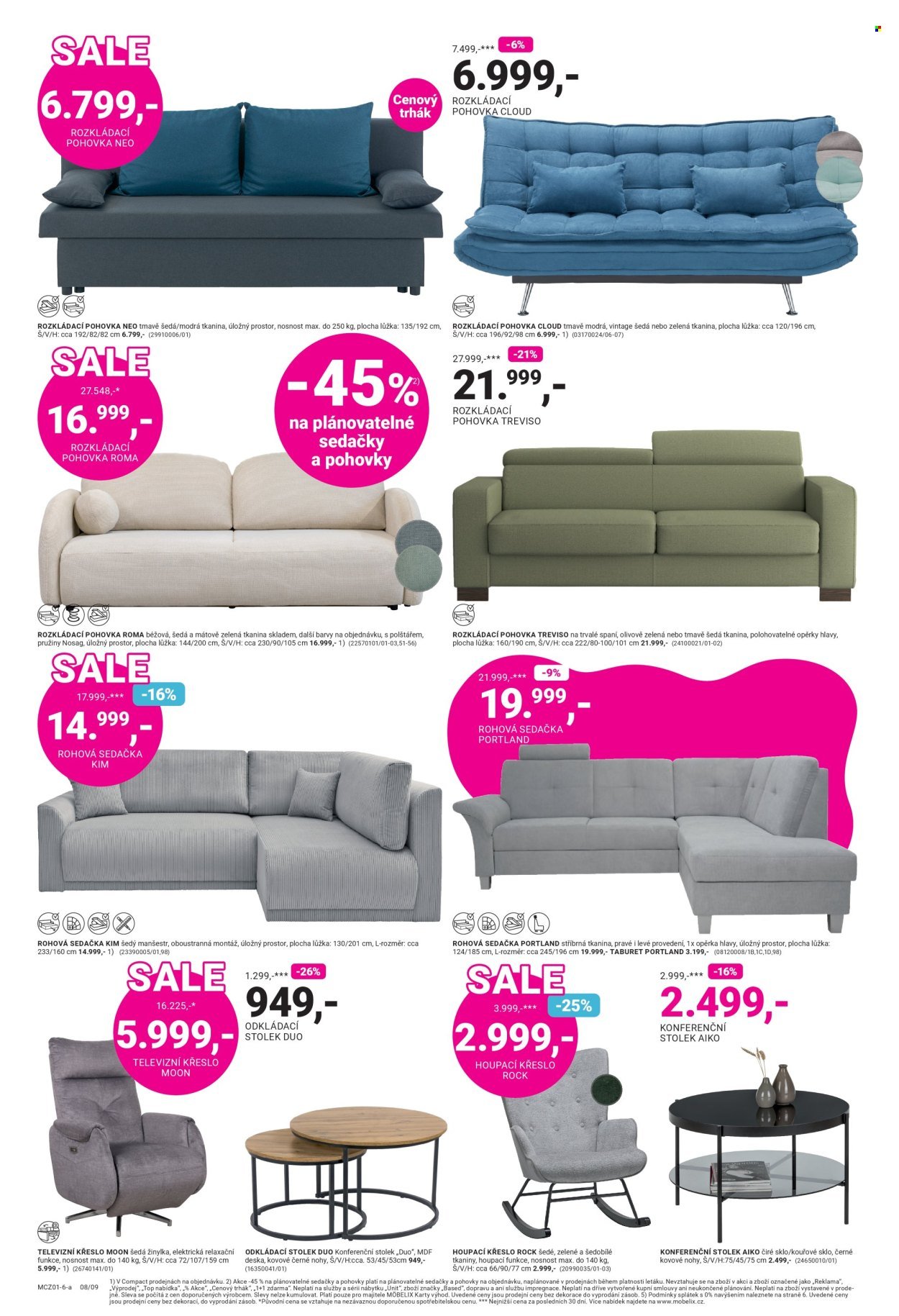 MÖBELIX leták - Sale slevy více než 60% (2025-12-29 - 2026-01-11)